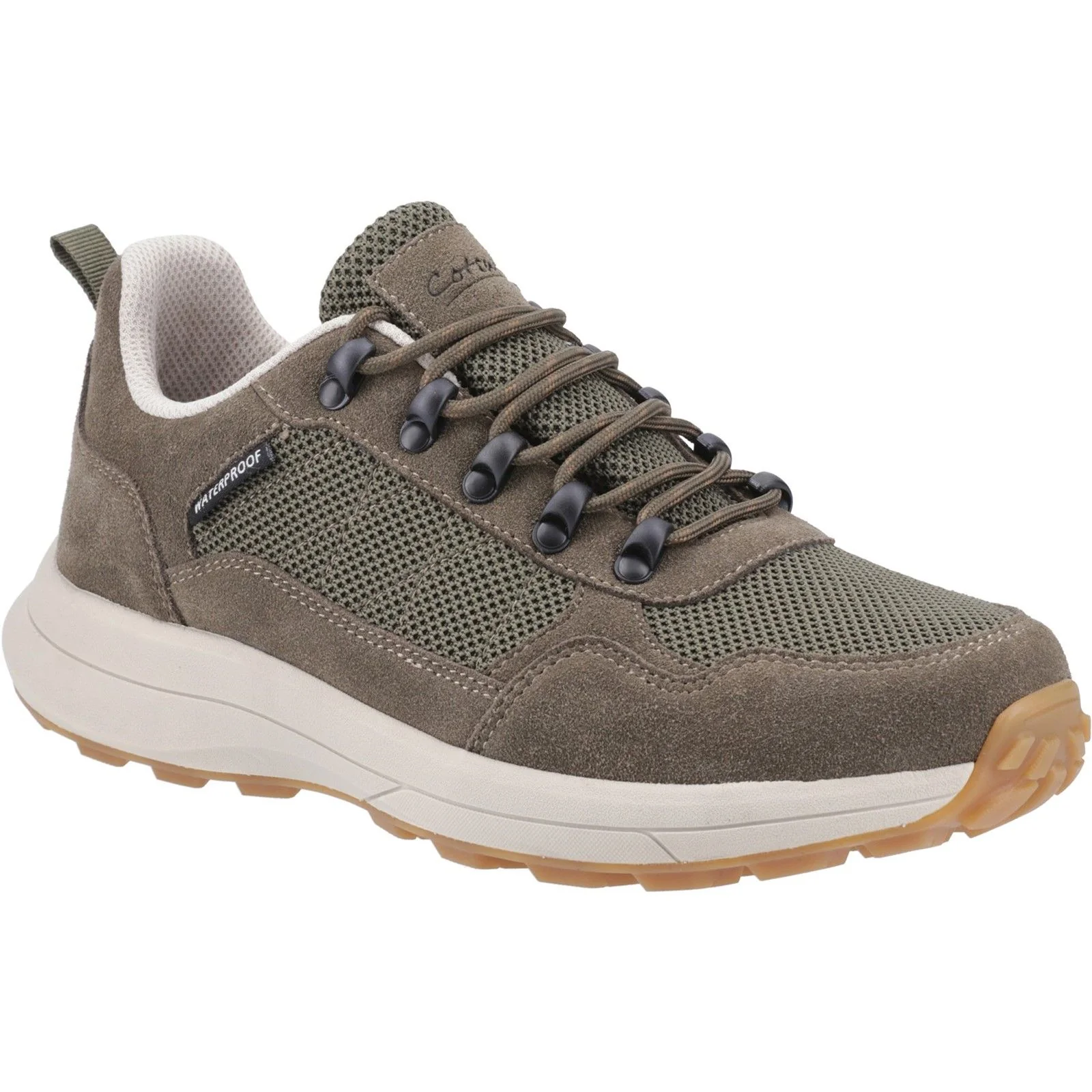 Cotswold Mens Elmfield Shoe Khaki - Image 5