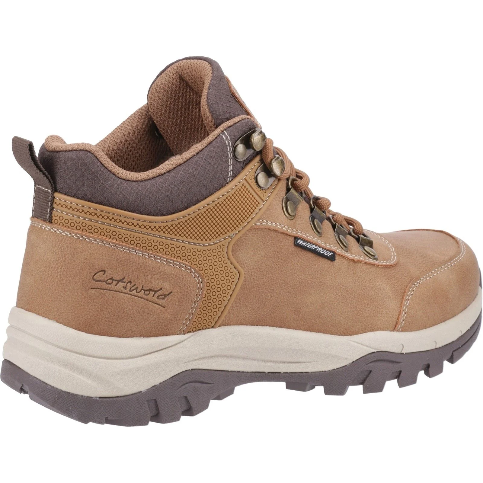 Cotswold Womens Overbury Hiking Boots Tan - Image 4
