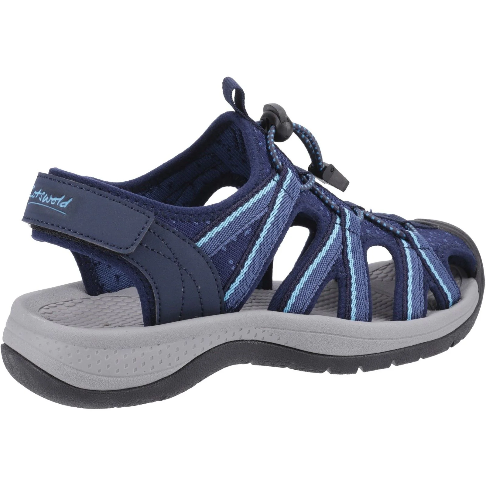 Cotswold Womens Upton Sandal Navy/Turquoise - Image 4
