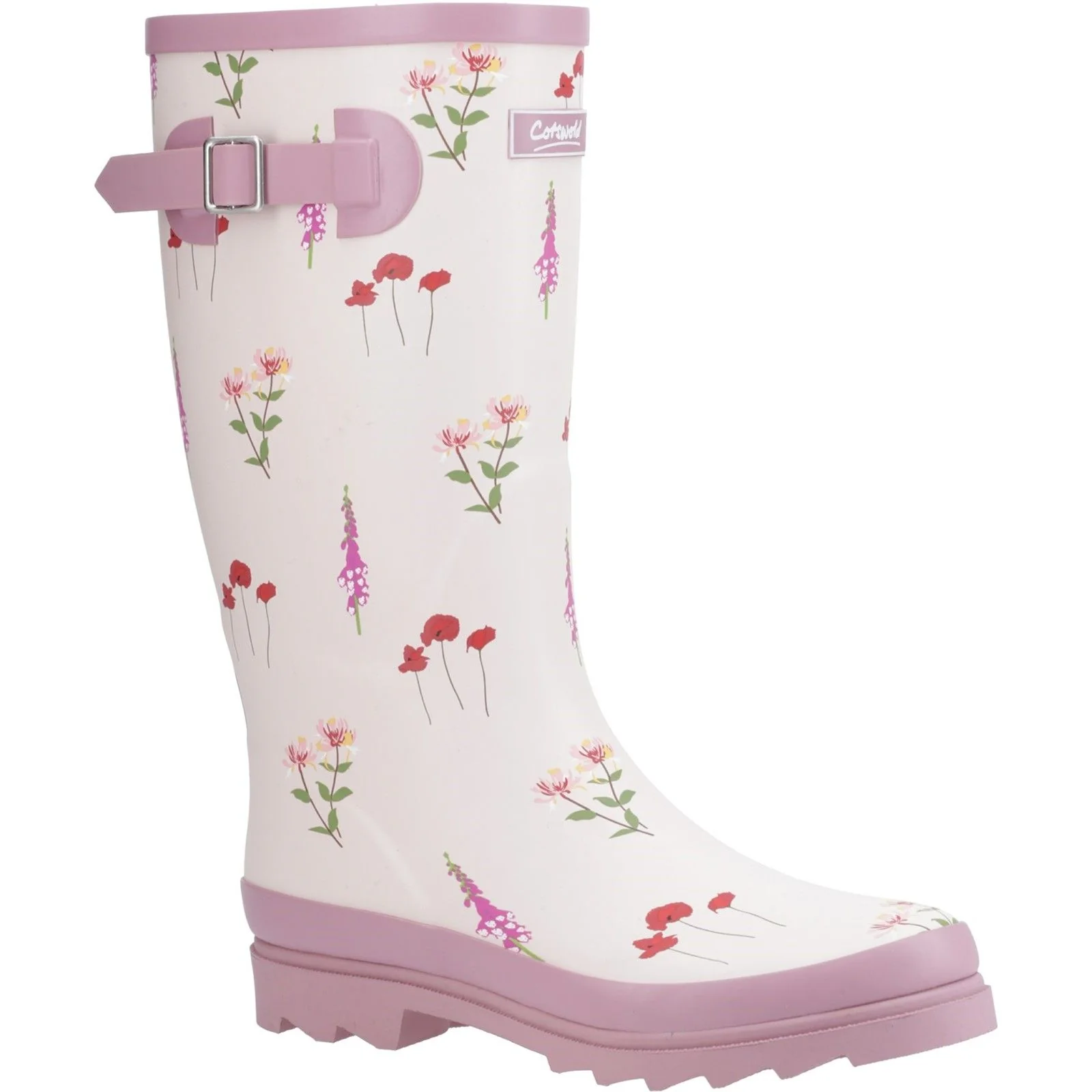 Cotswold Womens Wildflower Tall Wellingtons Pink - Image 5