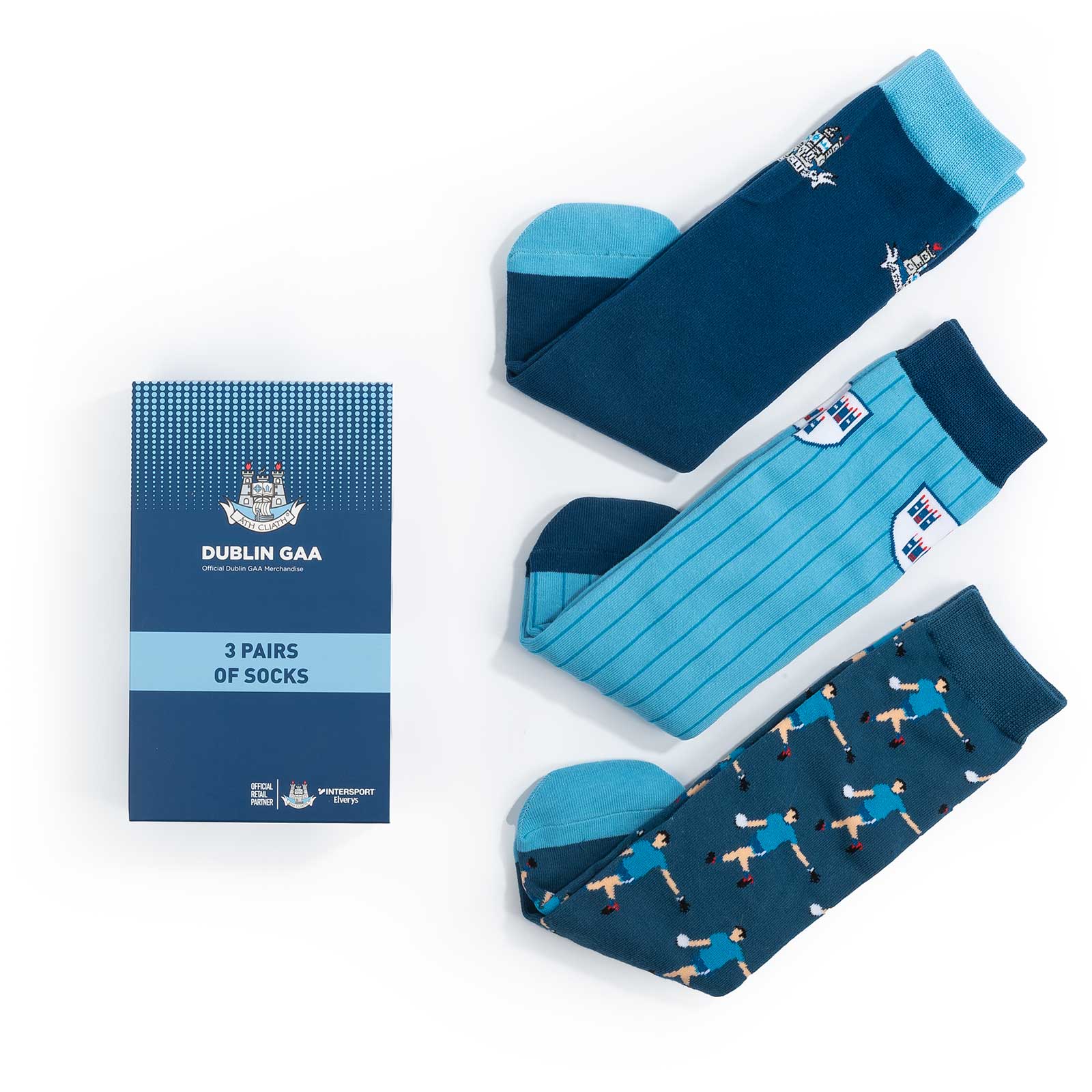 Dublin Gift Box 3 Pack Kids Socks