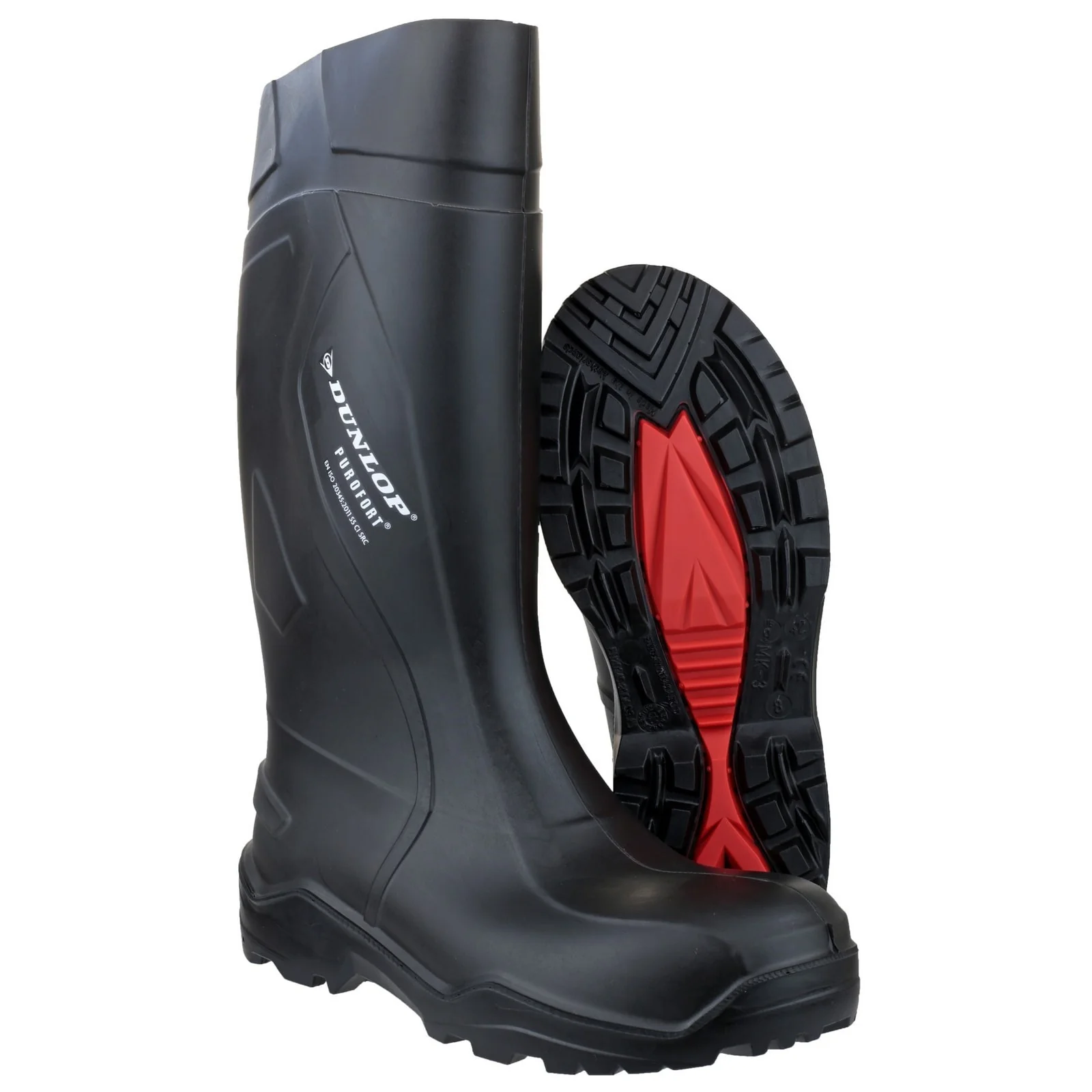 Dunlop Unisex Purofort+ Full Safety Wellington Black - Image 4