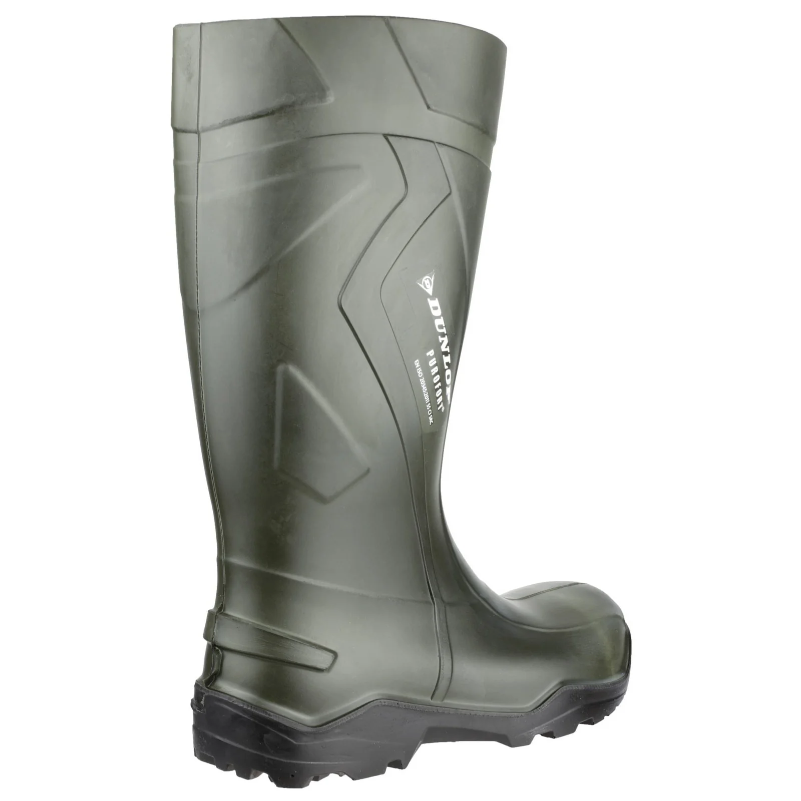 Dunlop Unisex Purofort+ Full Safety Wellington Green - Image 3