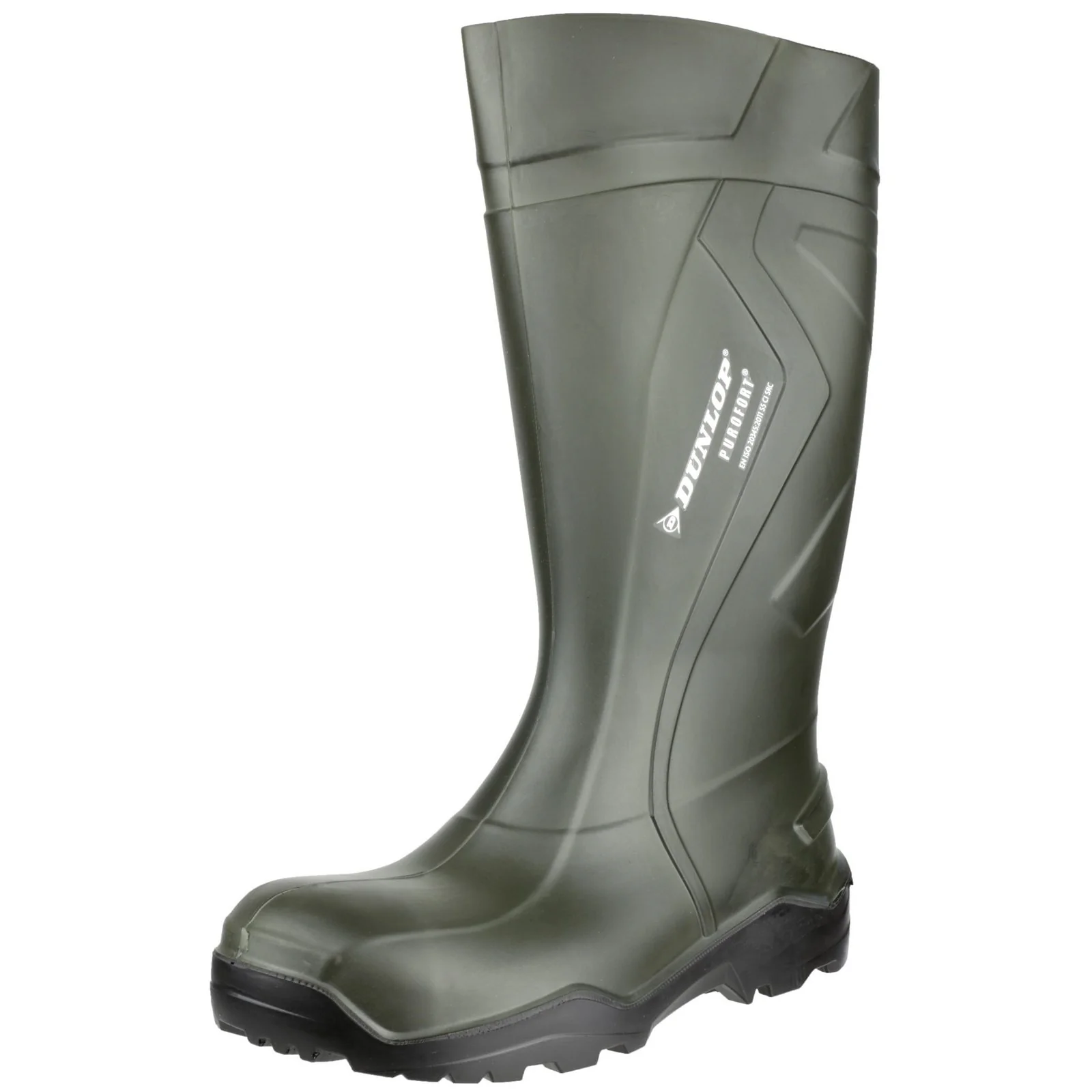 Dunlop Unisex Purofort+ Full Safety Wellington Green - Image 5