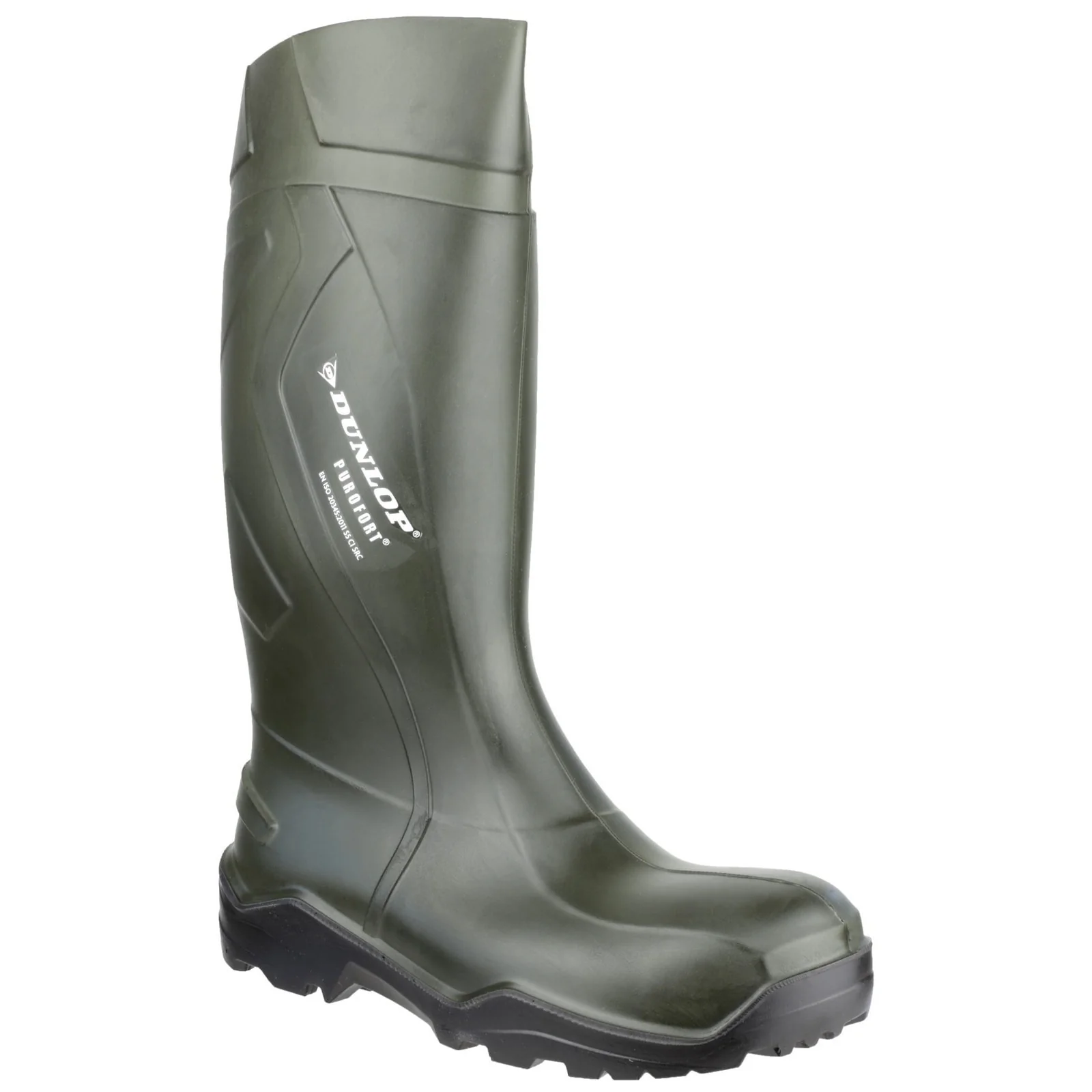 Dunlop Unisex Purofort+ Full Safety Wellington Green - Image 6