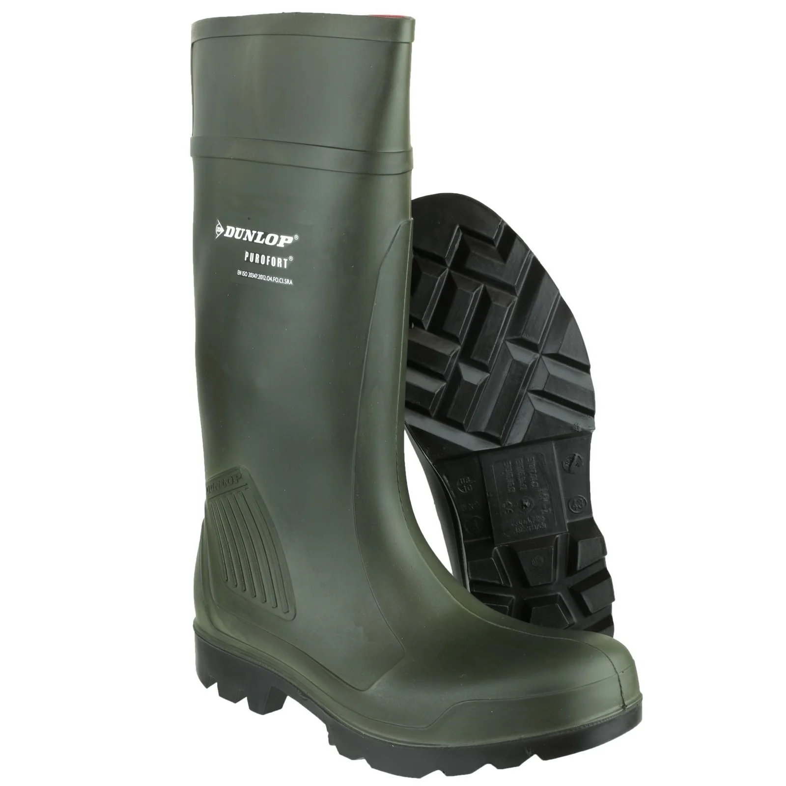 Dunlop Unisex Purofort Professional Wellington Green - Image 4
