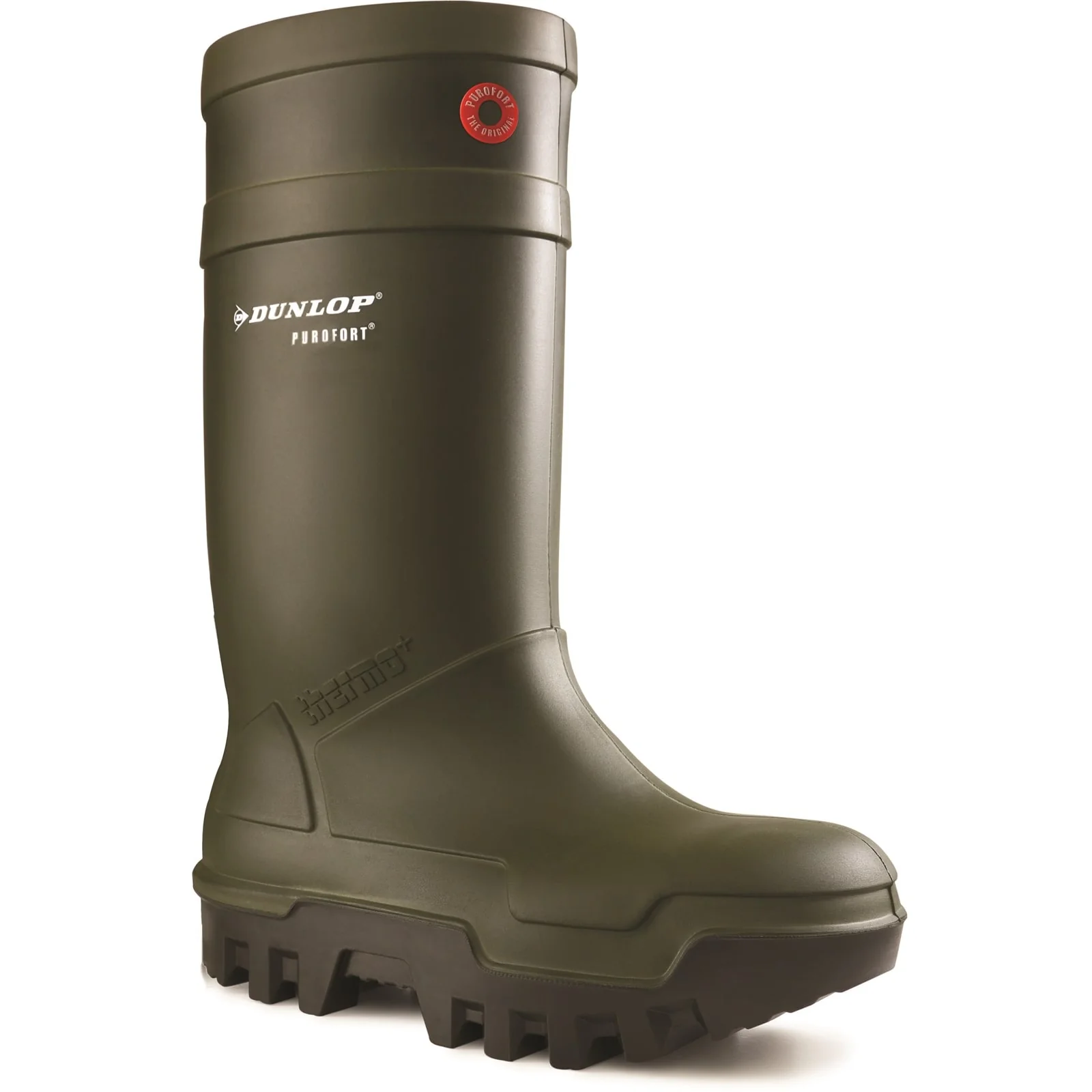 Dunlop Unisex Purofort Thermo+ Full Safety Wellington Green - Image 5