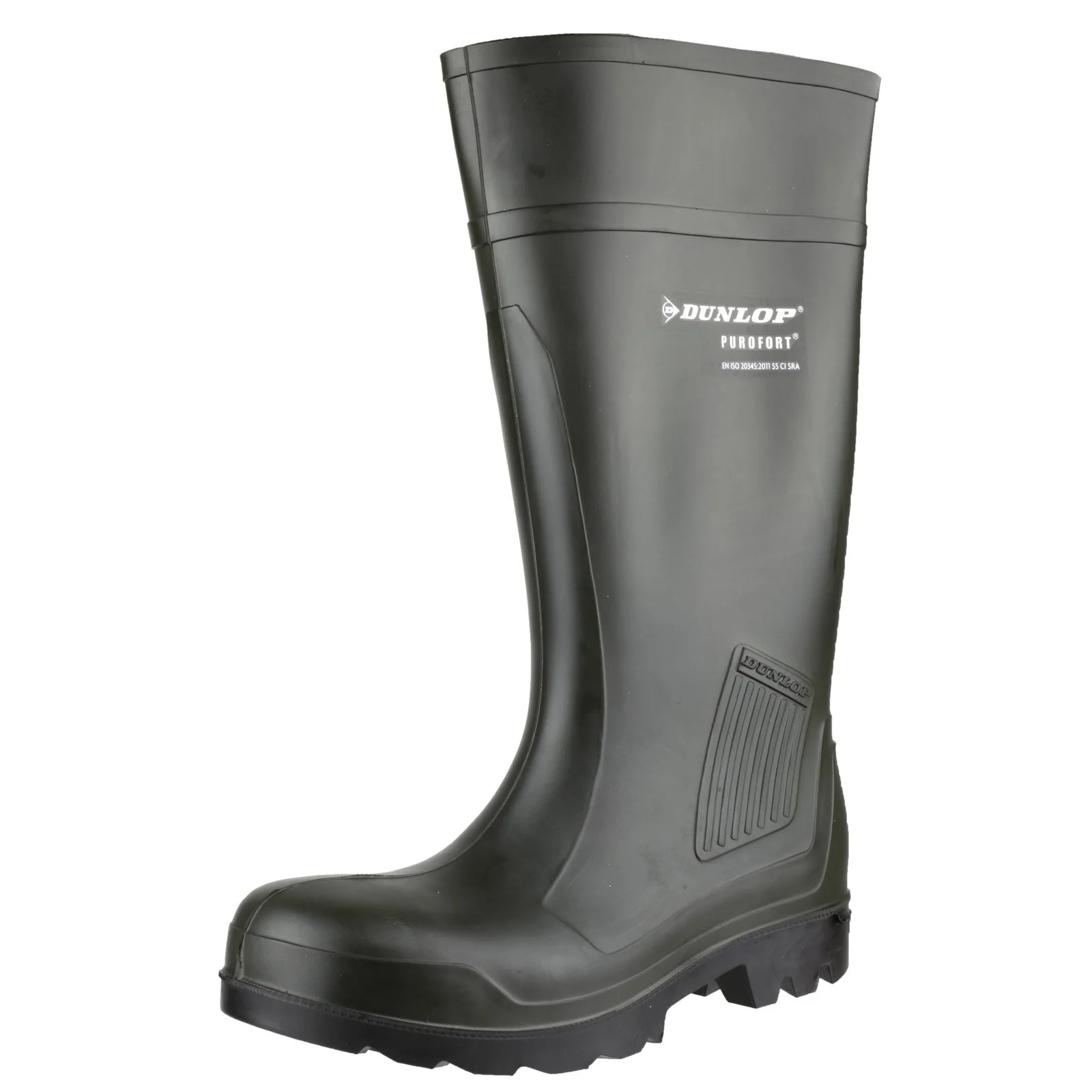 Dunlop Unisex Purofort Professional Full Safety Wellington Green - Image 5
