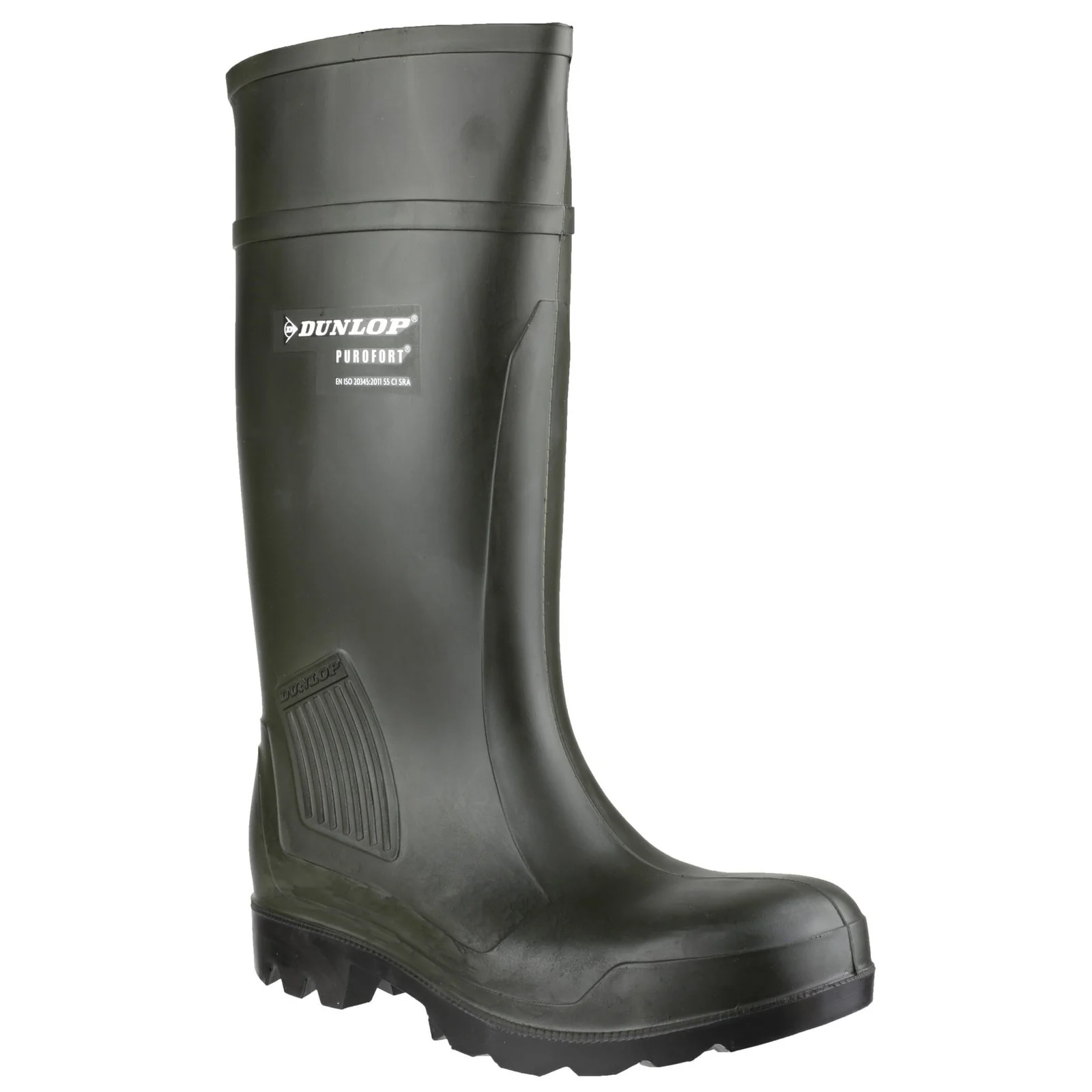 Dunlop Unisex Purofort Professional Full Safety Wellington Green - Image 6