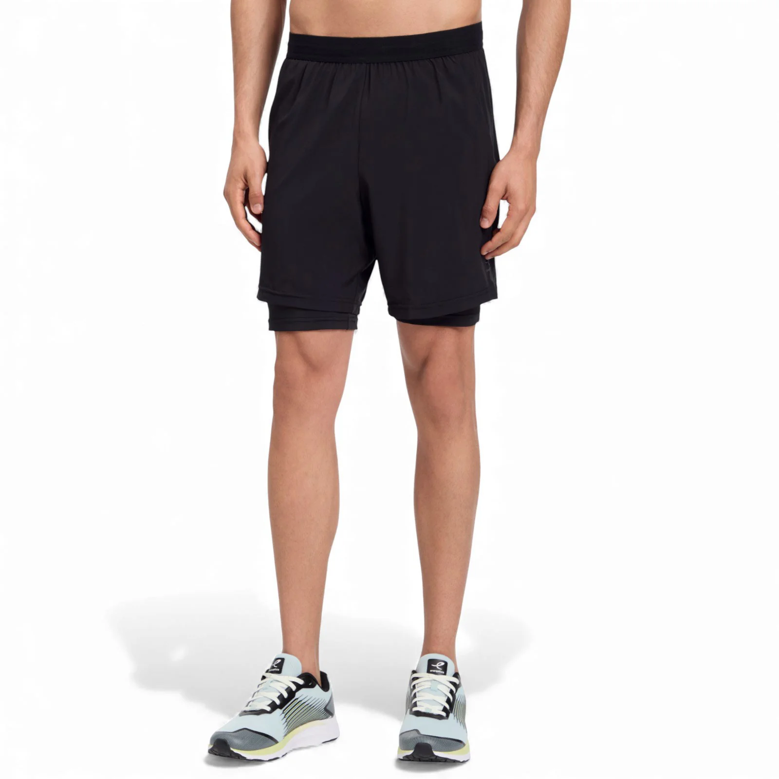 Energetics Allen VI 2 in 1 Stretch Mens Running Shorts