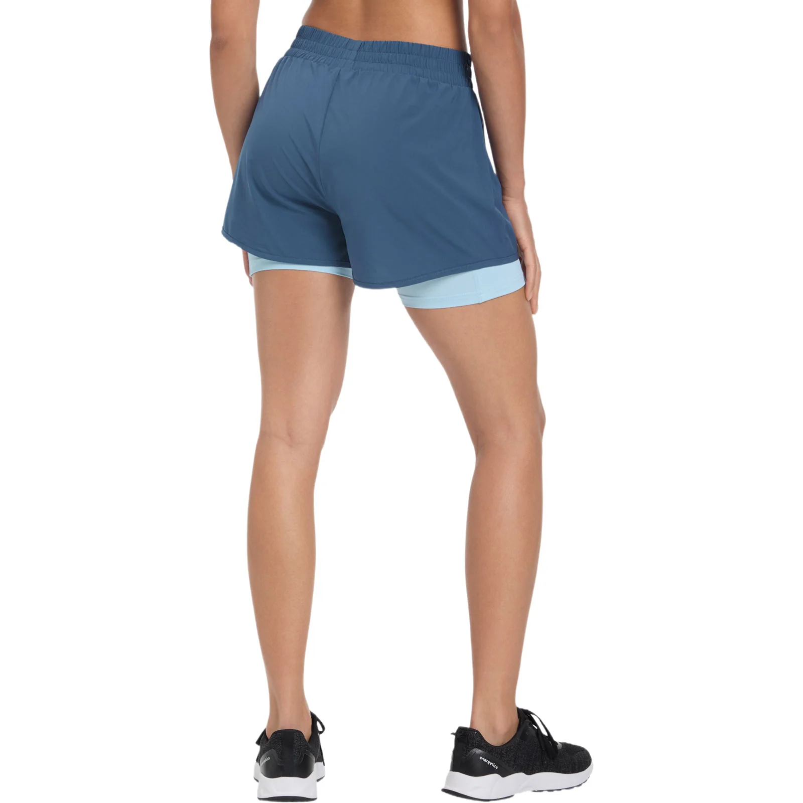 Energetics Bamas IX 2 in 1 Womens Running Shorts - Image 2