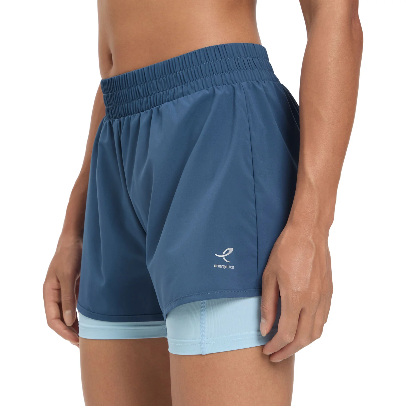 Energetics Bamas IX 2 in 1 Womens Running Shorts - Image 3