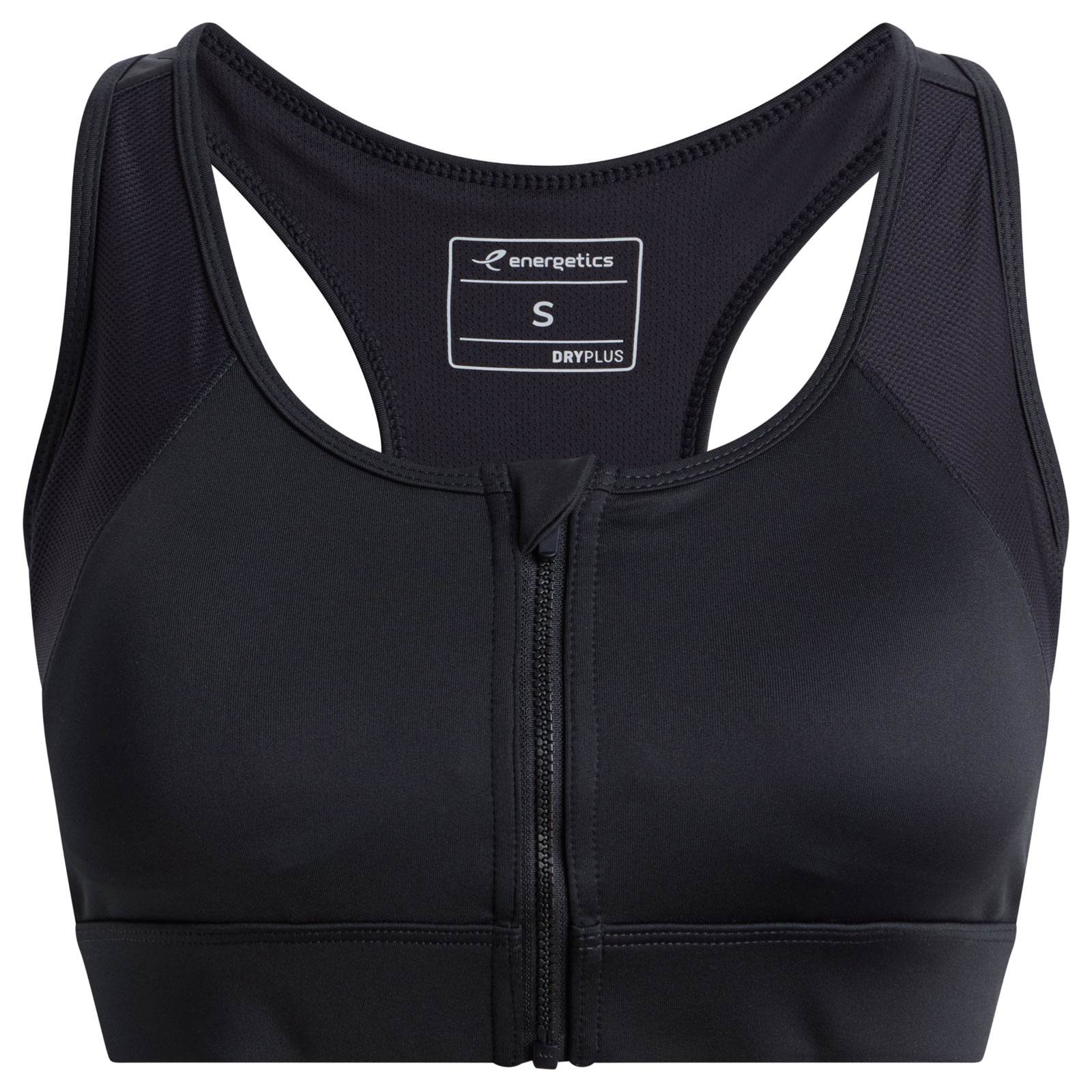 Energetics Kamila Zip Womens Racer-Back Sports Bra - Image 6