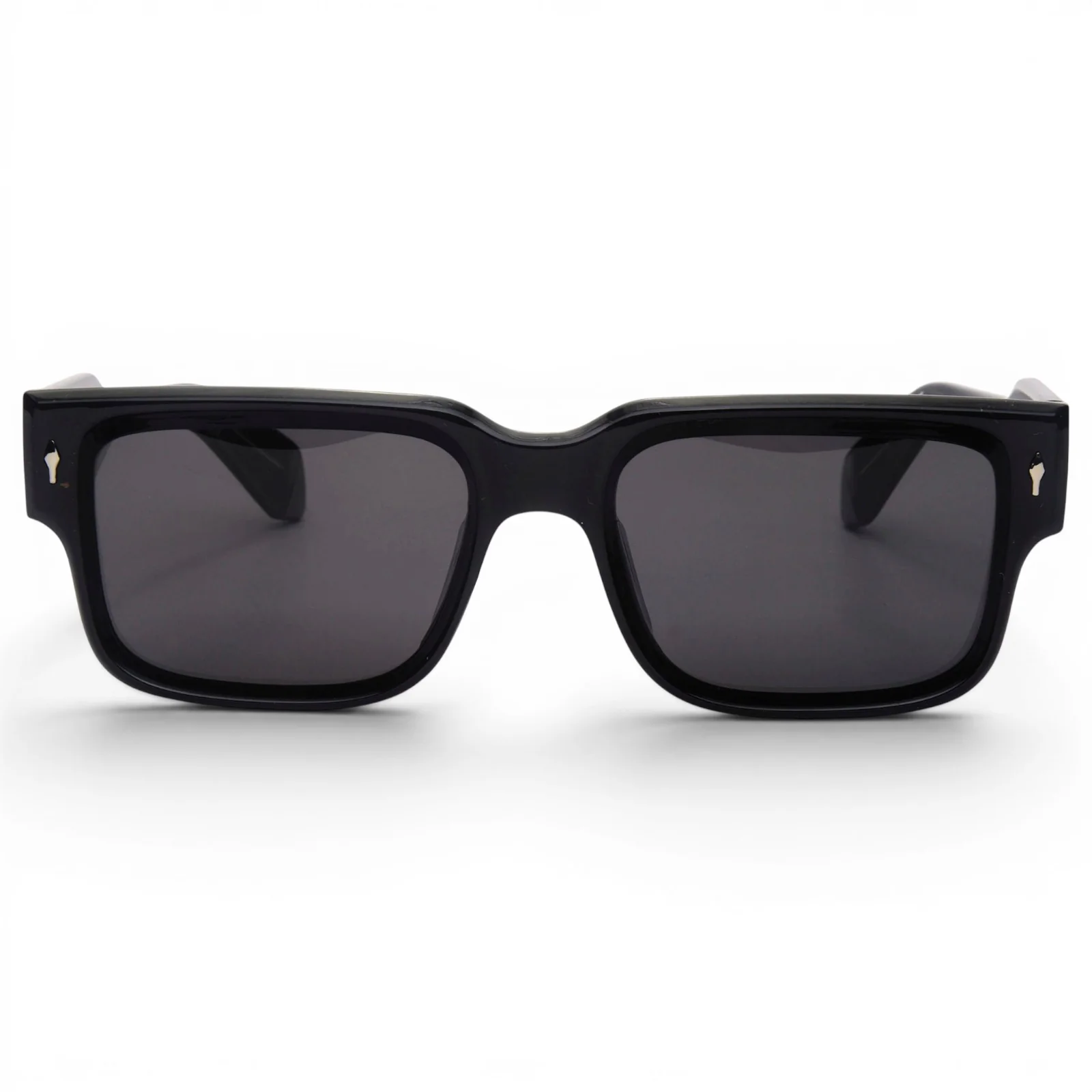 Euro Optics CP Frame Silver Deco Black Polarised Sunglasses - Image 2