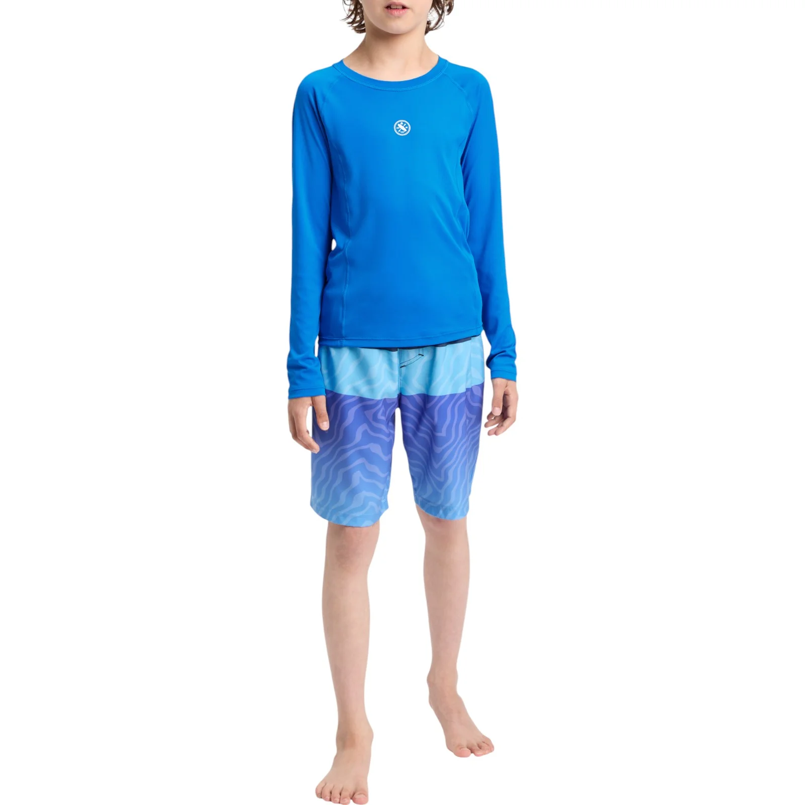 Firefly Sidney II Kids Long Sleeved Rashguard Swim Top - Image 7