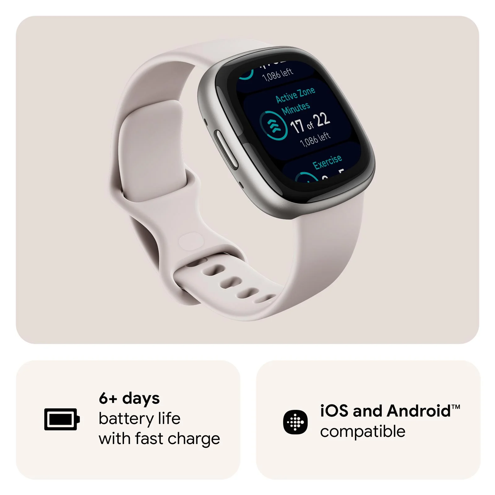 Fitbit Sense 2 White - Image 3