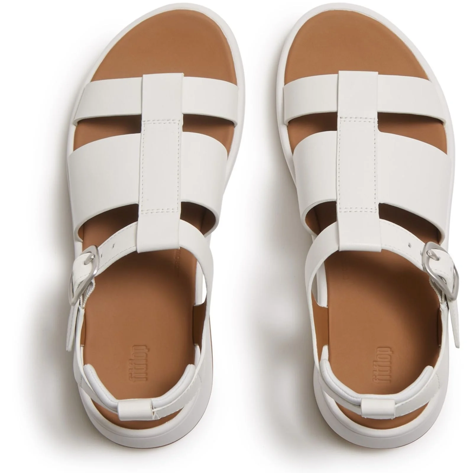 Fitflop Womens F-Mode Fisherman Sandal Urban White - Image 3