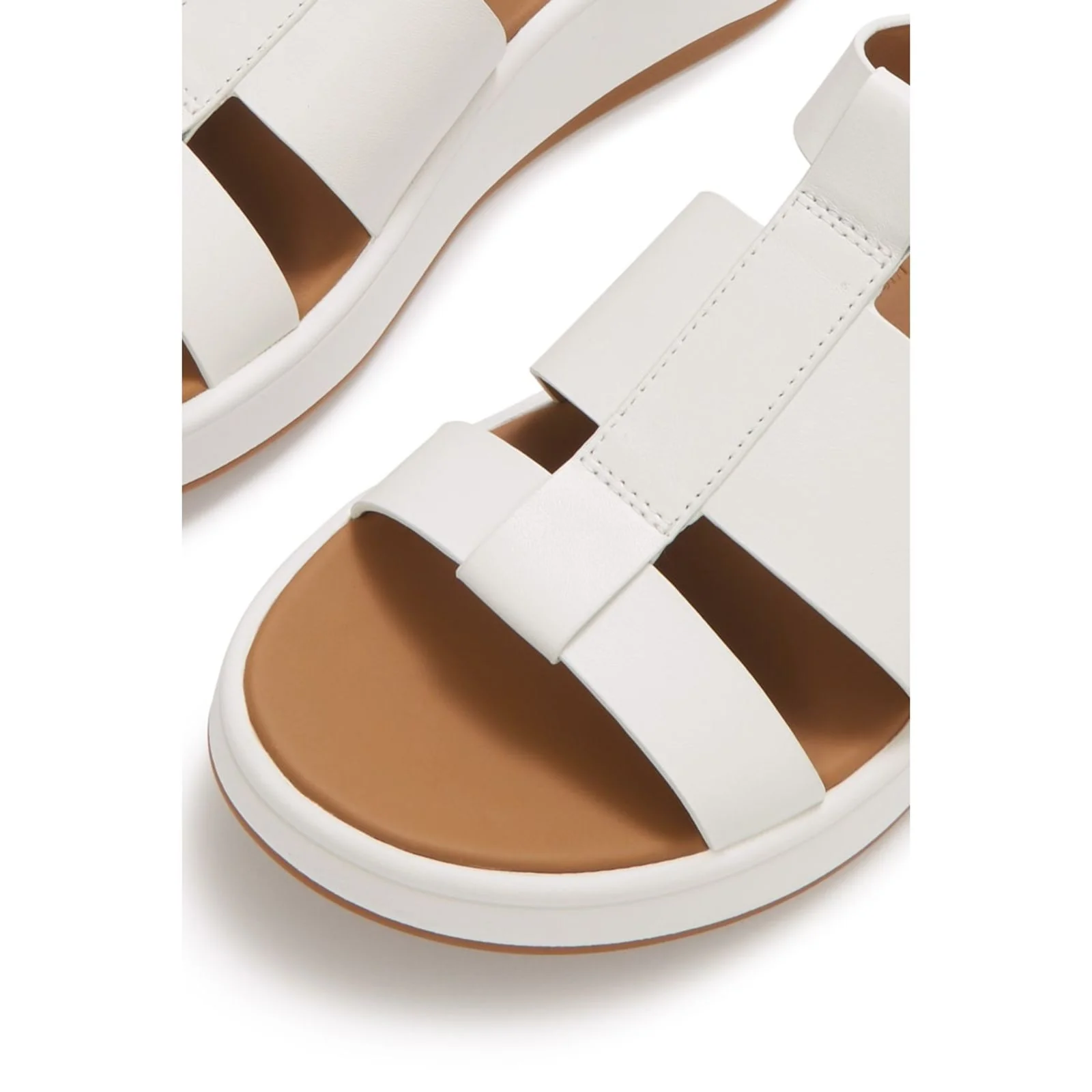 Fitflop Womens F-Mode Fisherman Sandal Urban White - Image 5