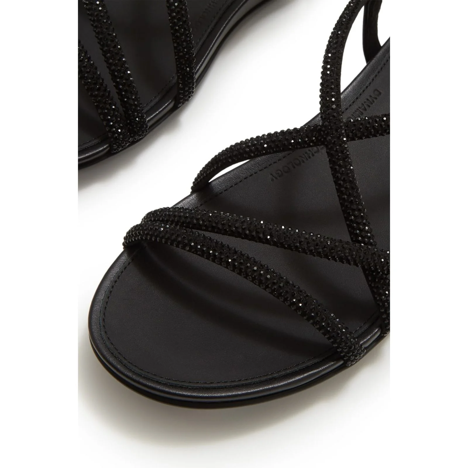 Fitflop Womens Gracie Crystal Sandals All Black - Image 4