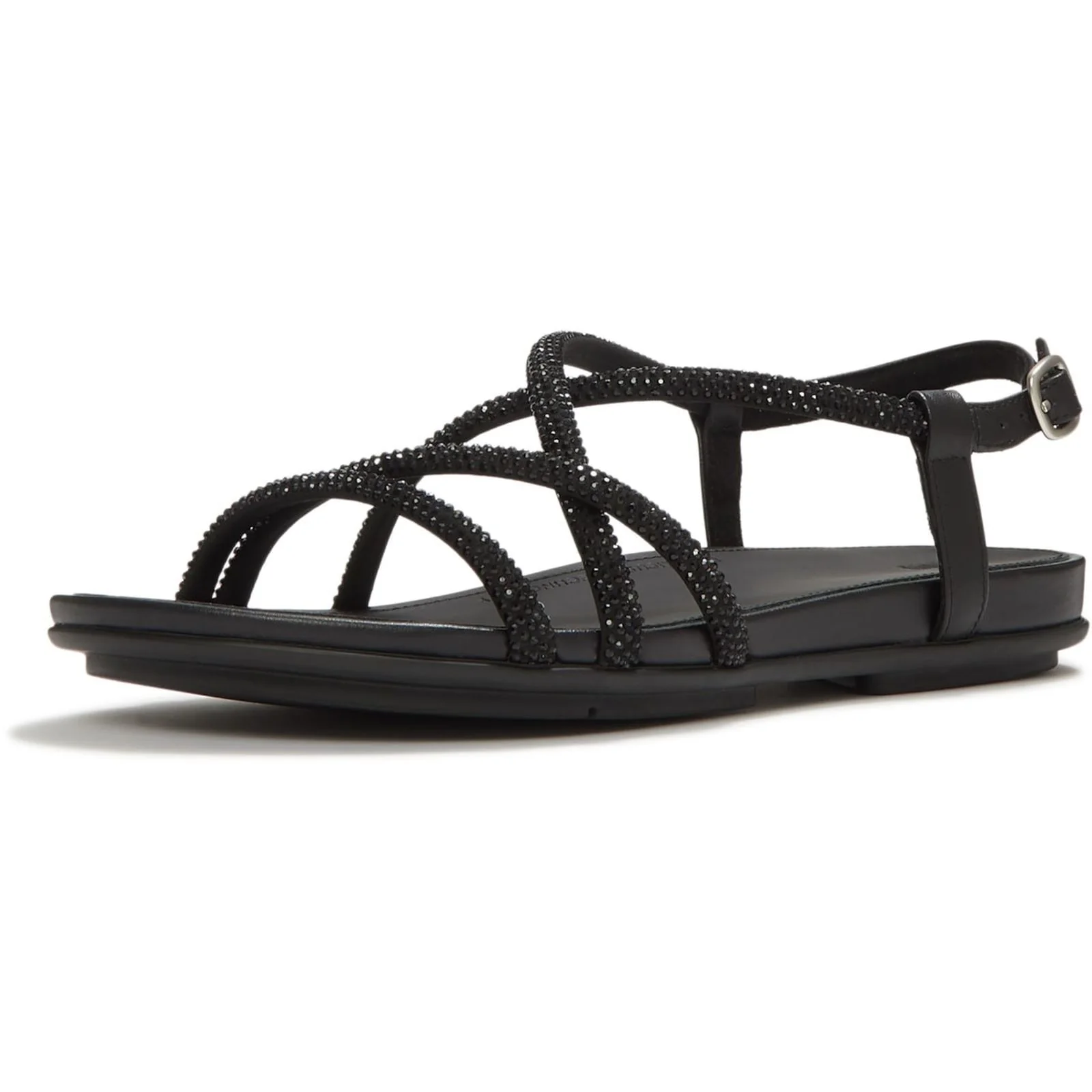 Fitflop Womens Gracie Crystal Sandals All Black - Image 5