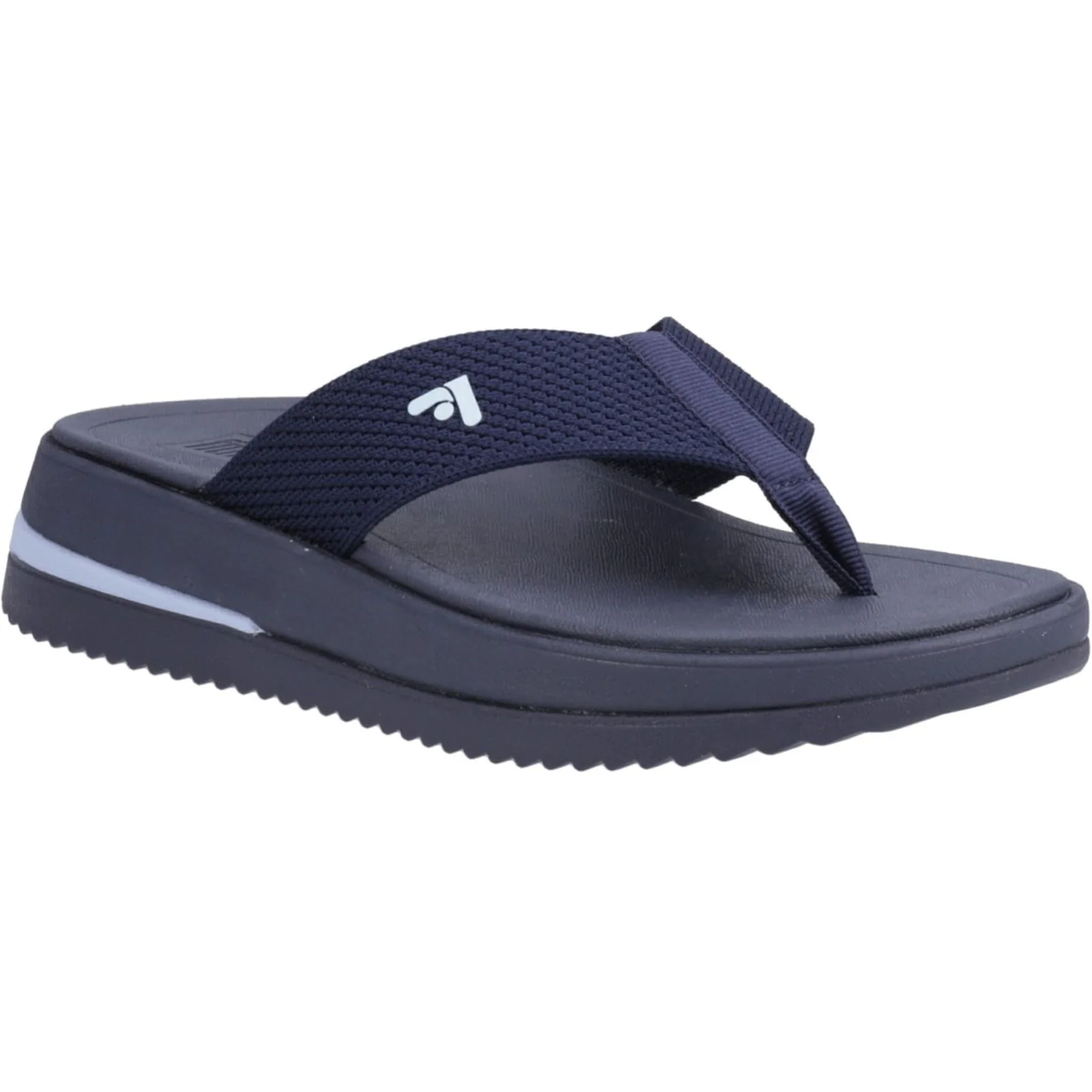 Fitflop Womens Surff Two-tone Toe Post Sandals Midnight Navy - Image 6