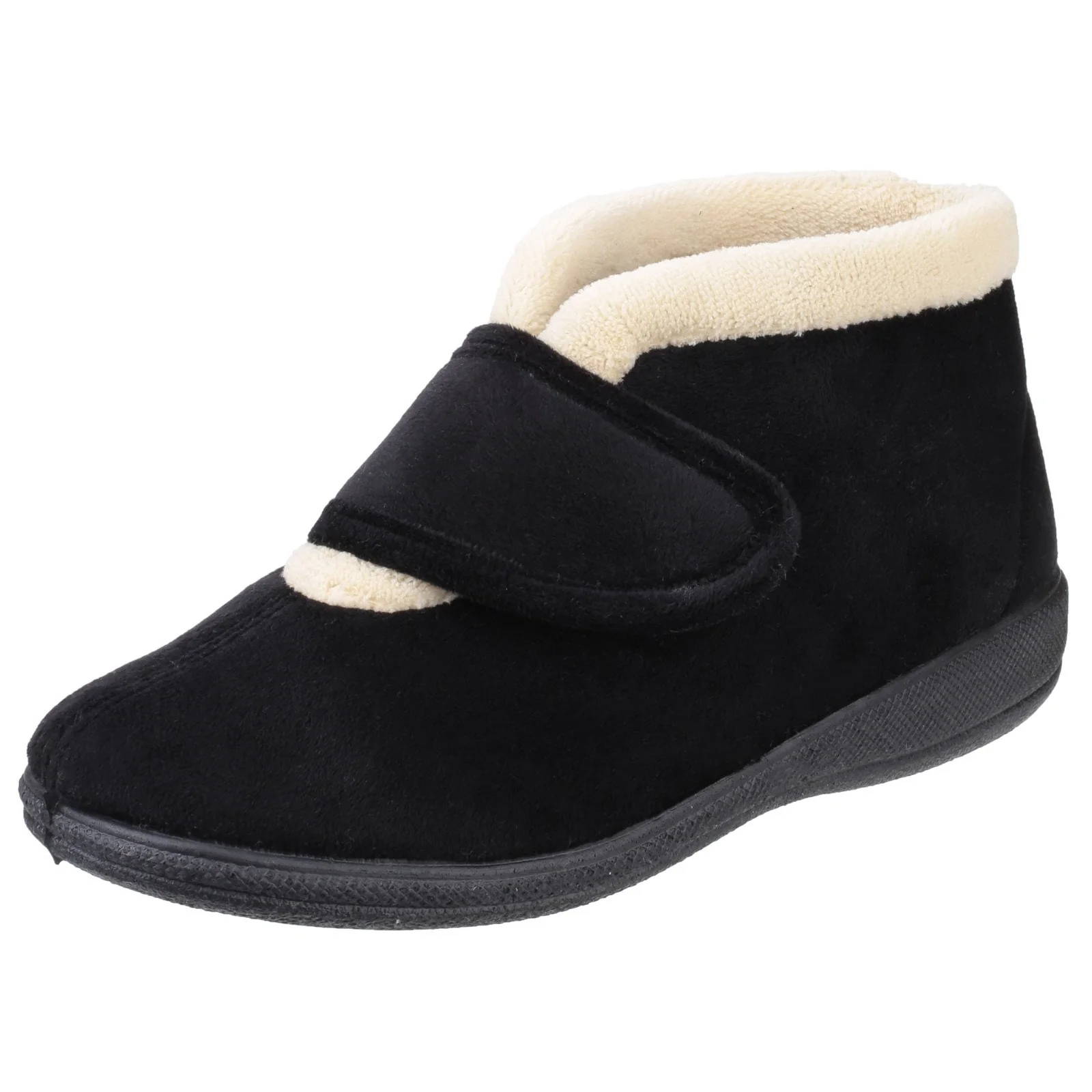 Fleet & Foster Womens Levitt Bootie Slipper Black - Image 5