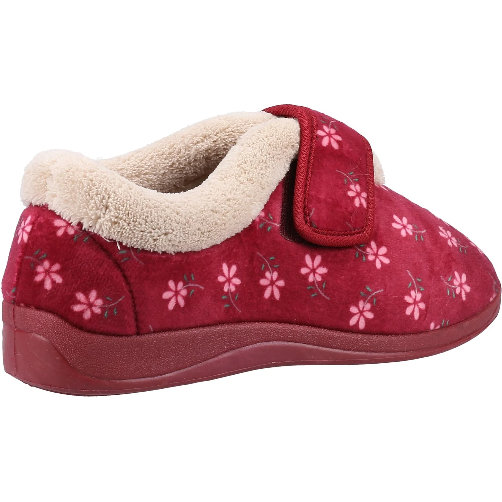 Fleet & Foster Womens Tunnis Slippers Berry - Image 3