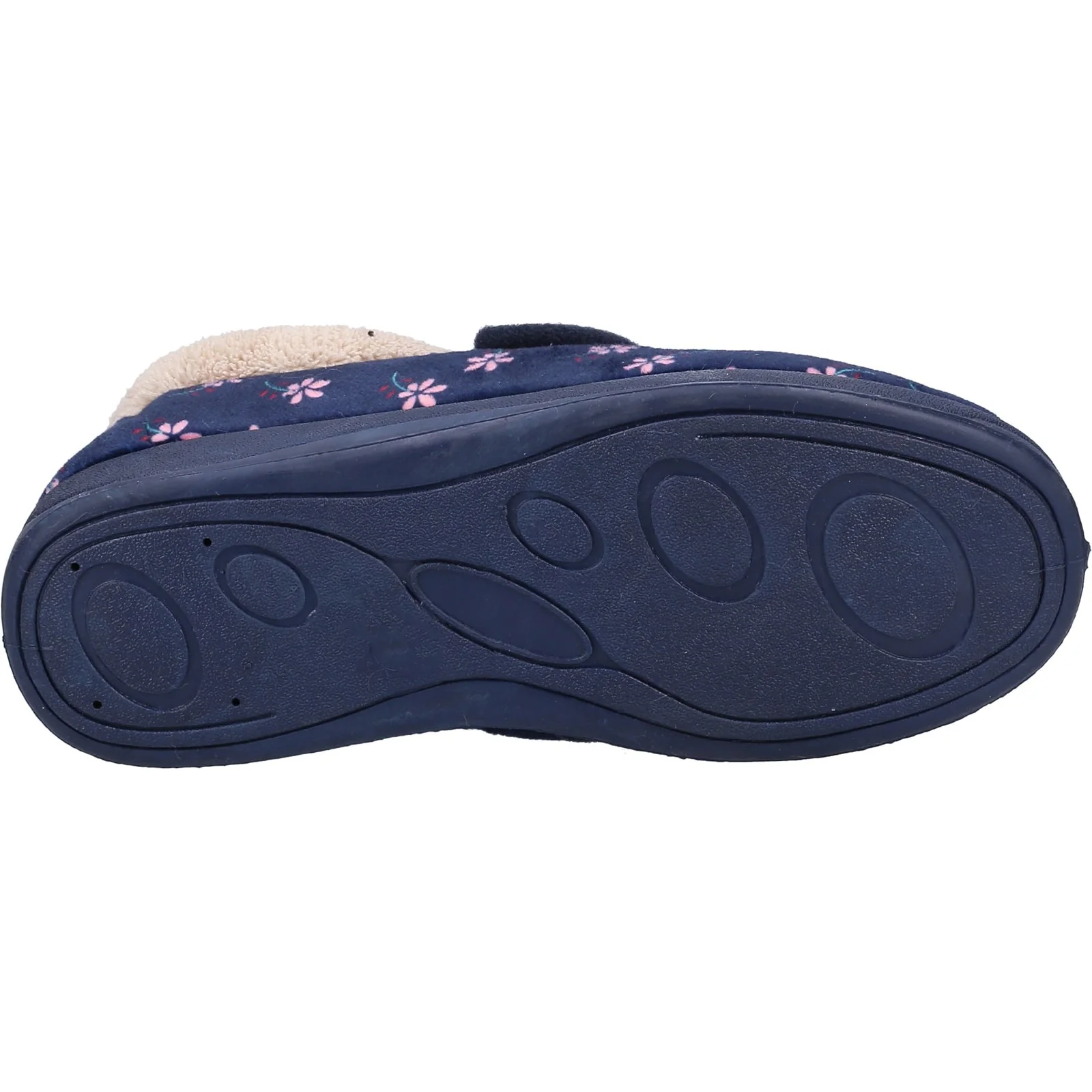 Fleet & Foster Womens Tunnis Slippers Navy - Image 2