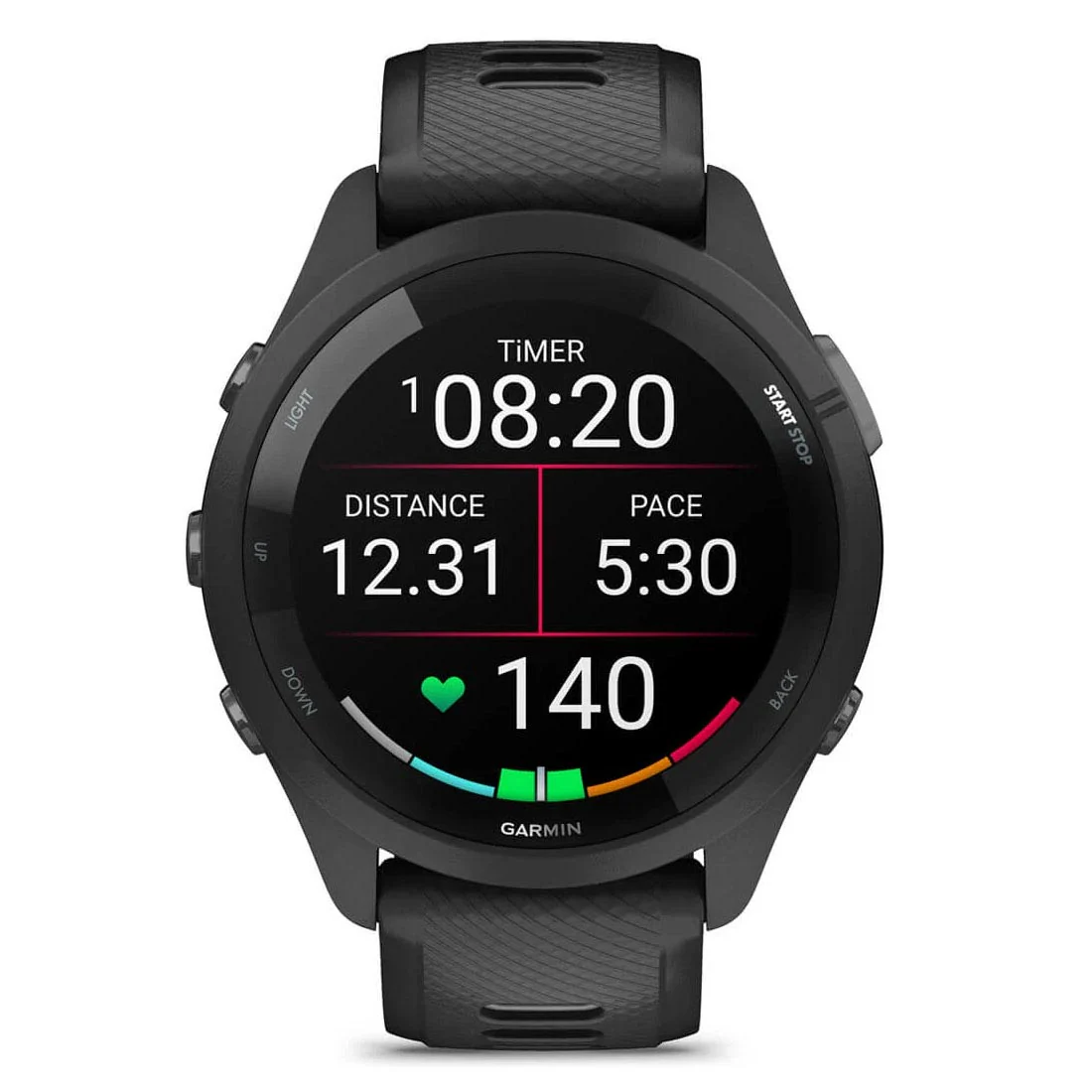 Garmin Forerunner® 265 Music Smartwatch - Black - Image 8