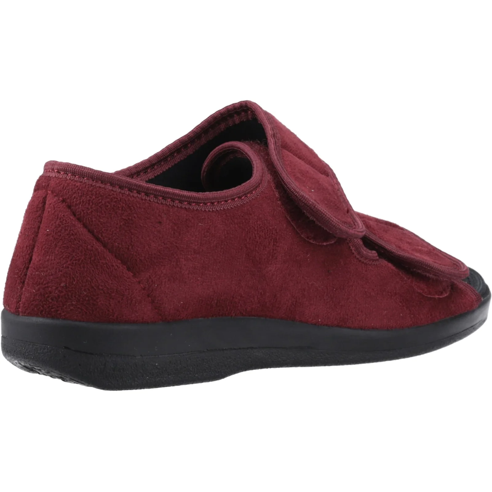 GBS Med Unisex Med Brompton Touch Fastening Slipper Burgundy - Image 4