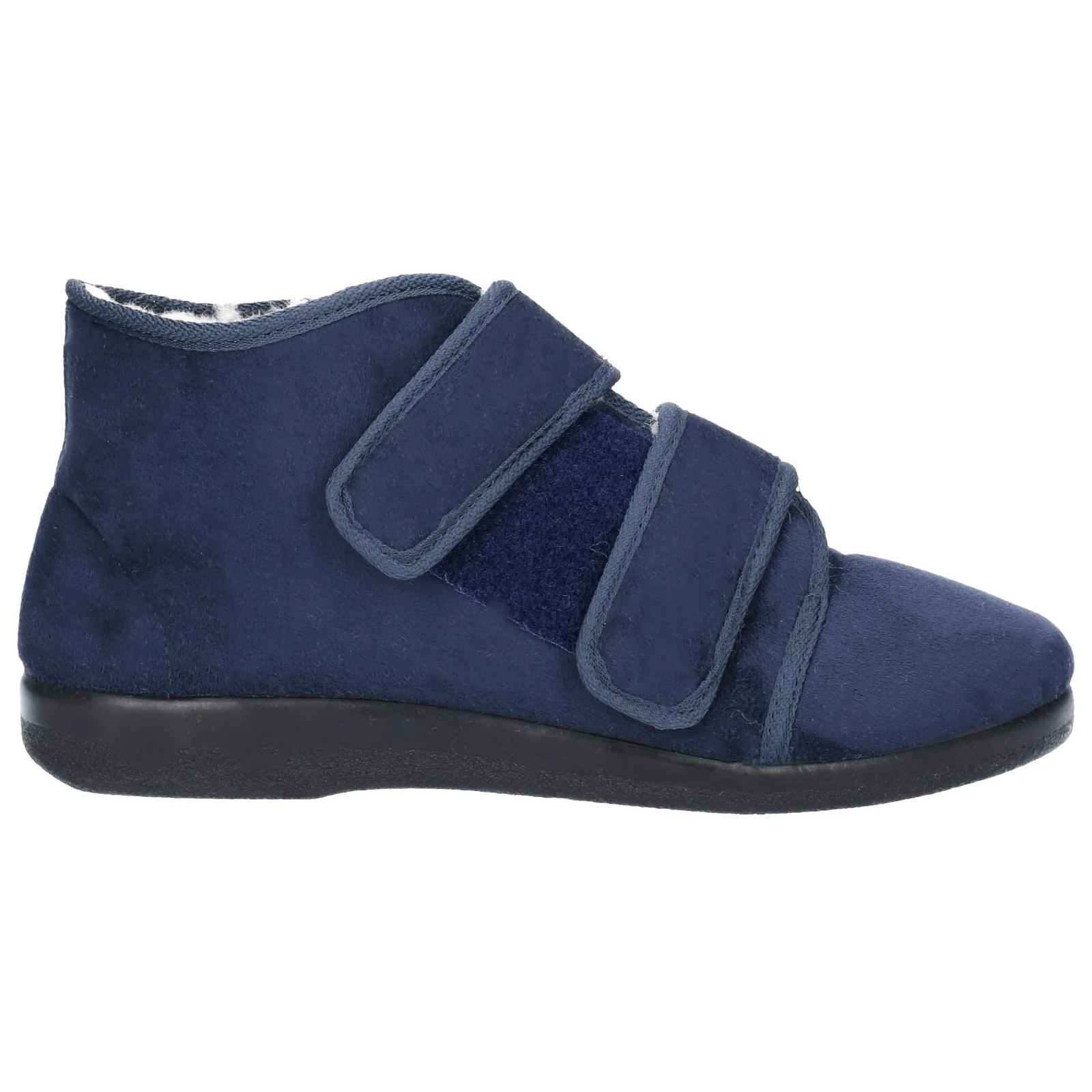 GBS Med Unisex Med Torbay Extra Wide Fit Slipper Navy