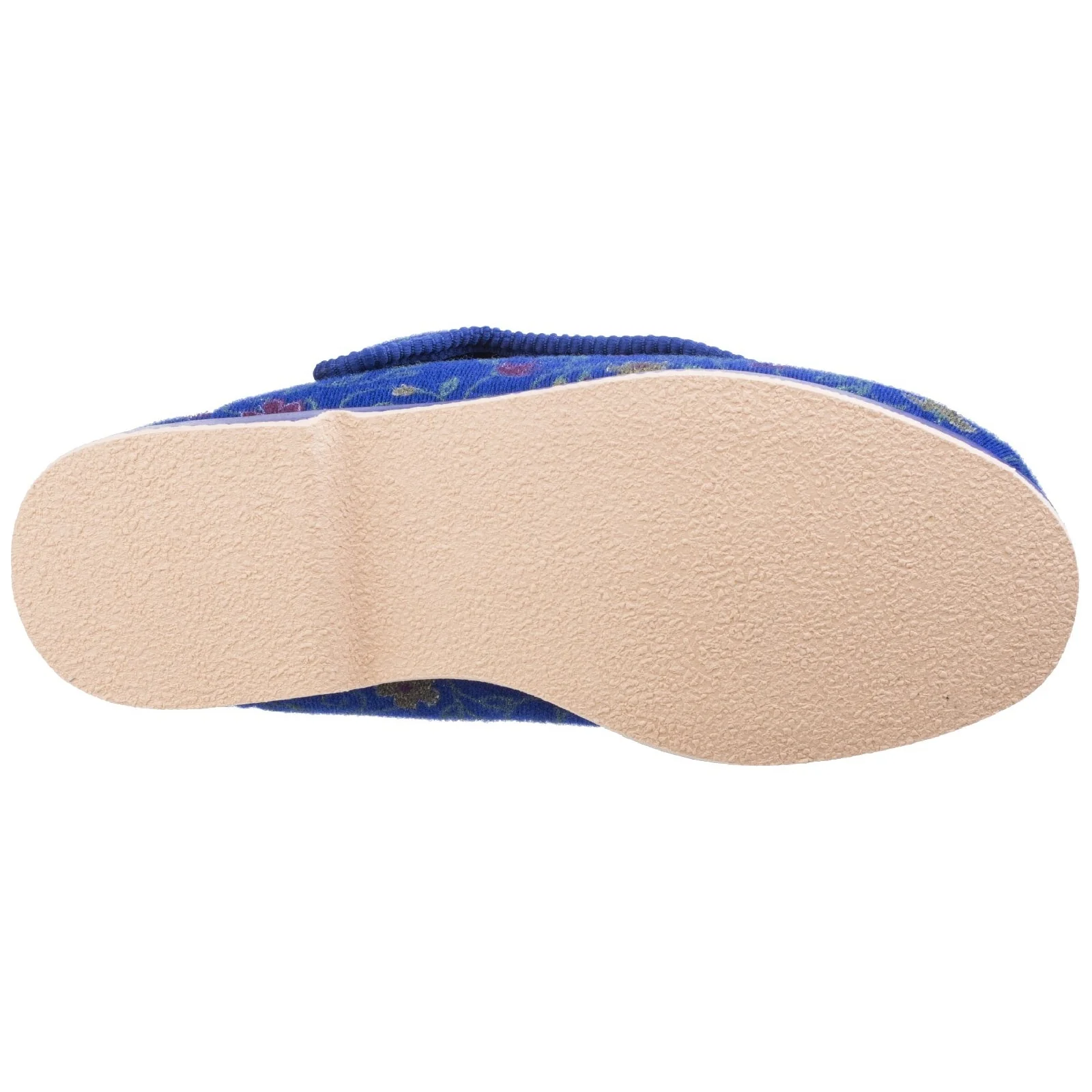GBS Womens Rhona Ladies Extra Wide Fit Slipper Blue - Image 2