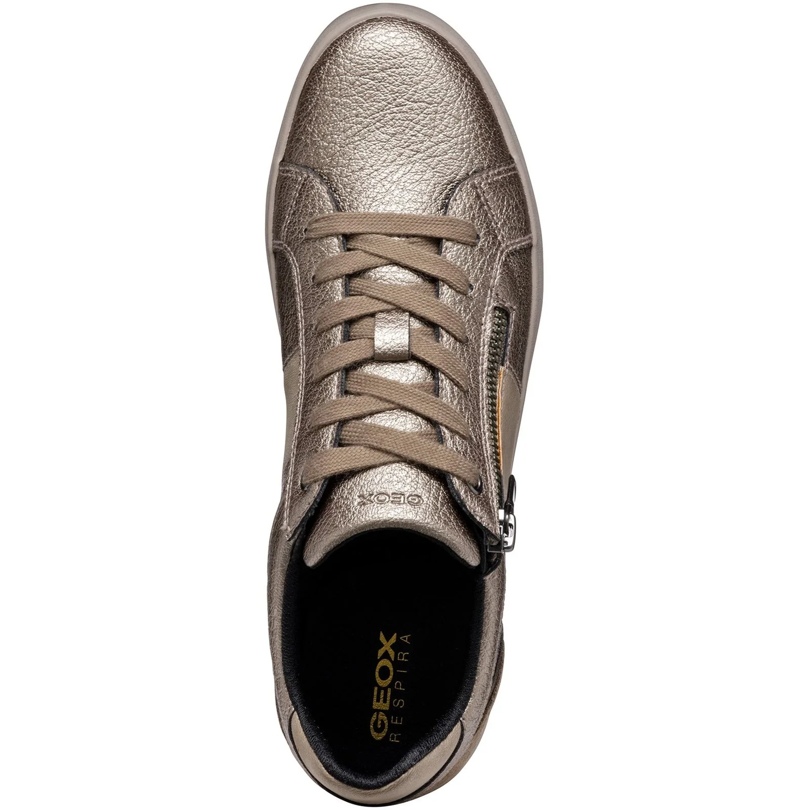 Geox Womens D BLOMIEE E SNEAKERS Taupe - Image 3