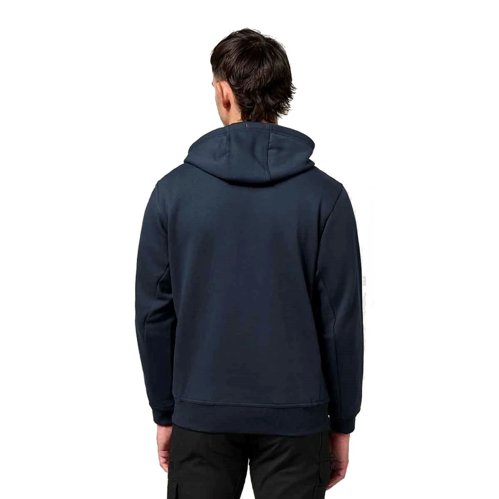 Hard Yakka Mens Brushed Fleece Hoodie Navy - Image 2