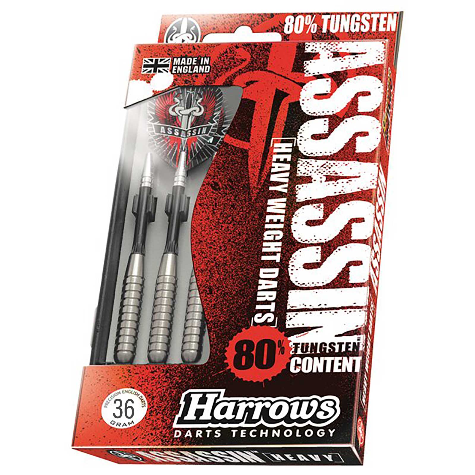 Harrows Silver Shark Steeltip Darts - 23g - Image 3