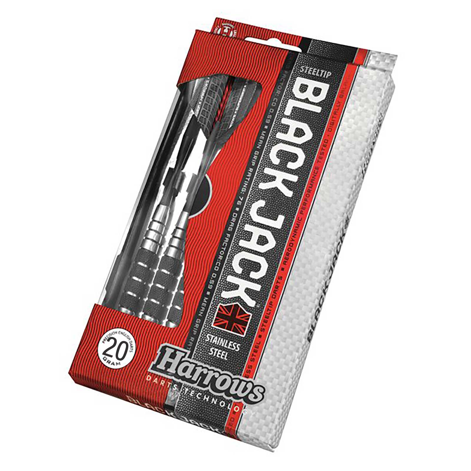 Harrows Black Jack Steeltip Darts - 20g - Image 3