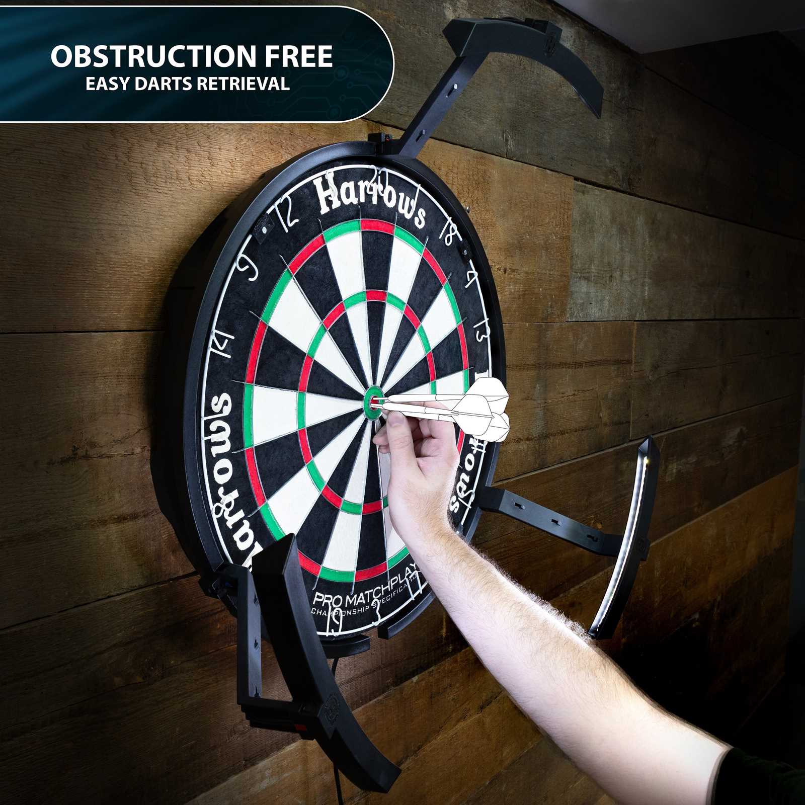 Harrows Trilight Dartboard Lighting System - Image 5