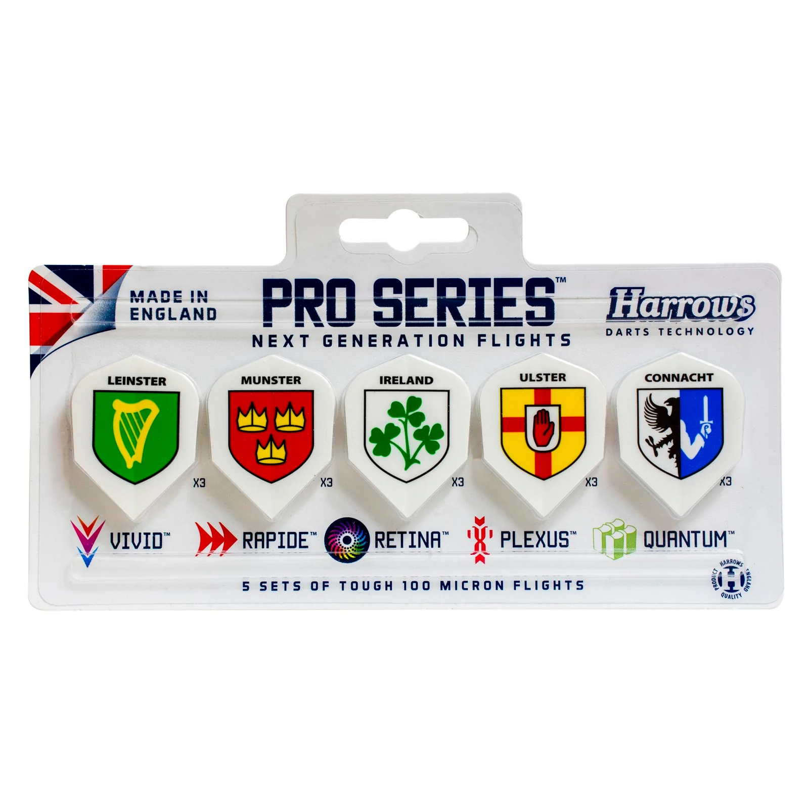 Harrows Irish Flights 5 Pack