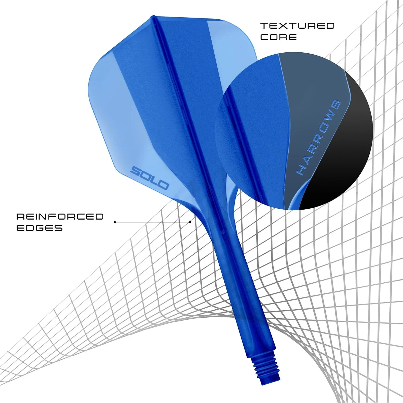 Harrows Darts Solo No.6 Integrated Flight and Shaft - Image 4