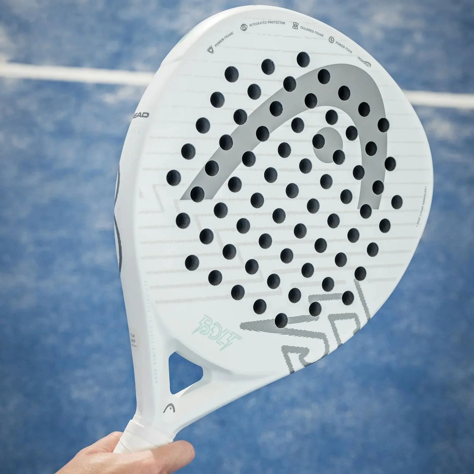 Head Bolt Teardrop-Shaped Intermediate-Level Padel Racket - Image 2