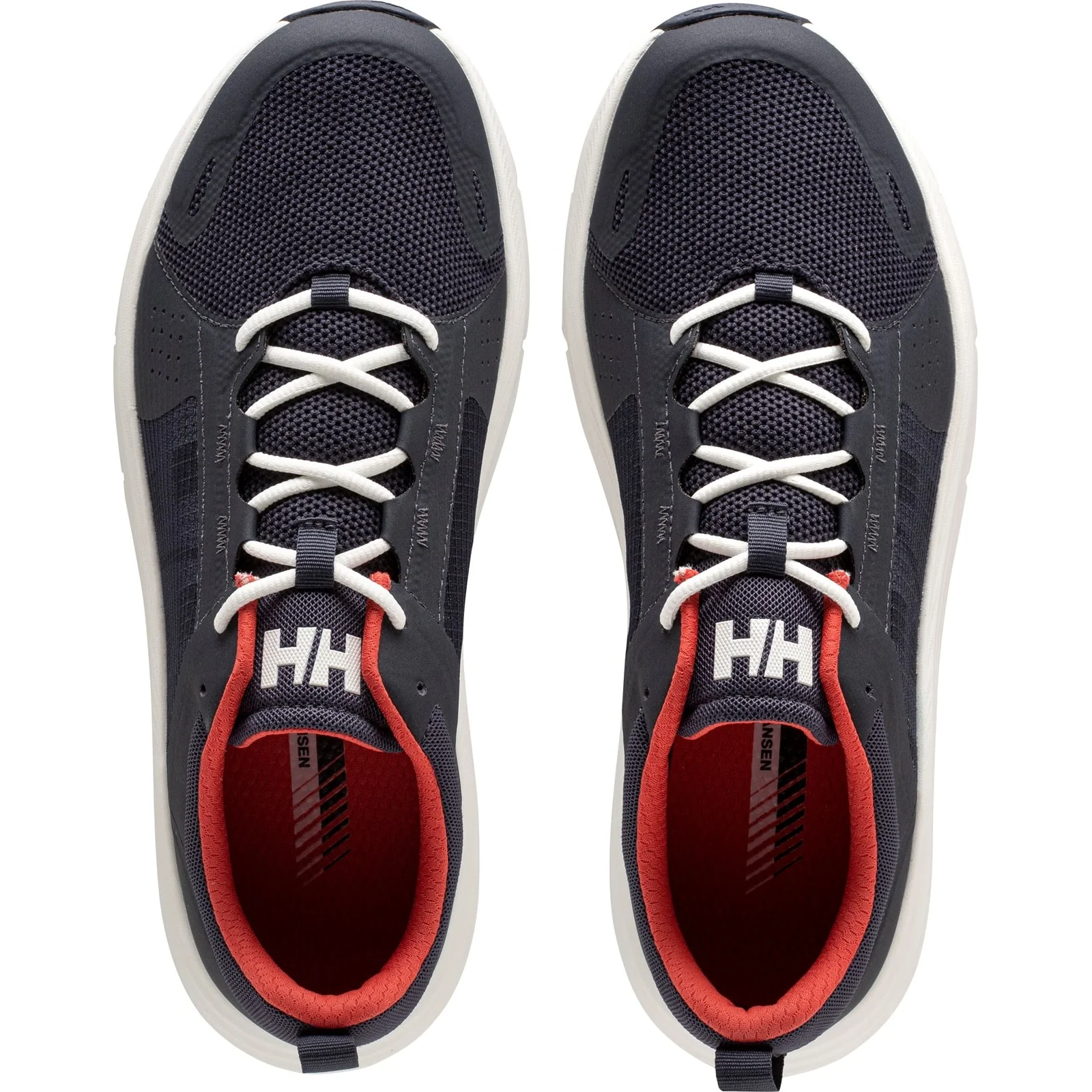 Helly Hansen Sport Mens AHIGA EVO 5 Trainers Navy/Alert Red - Image 4