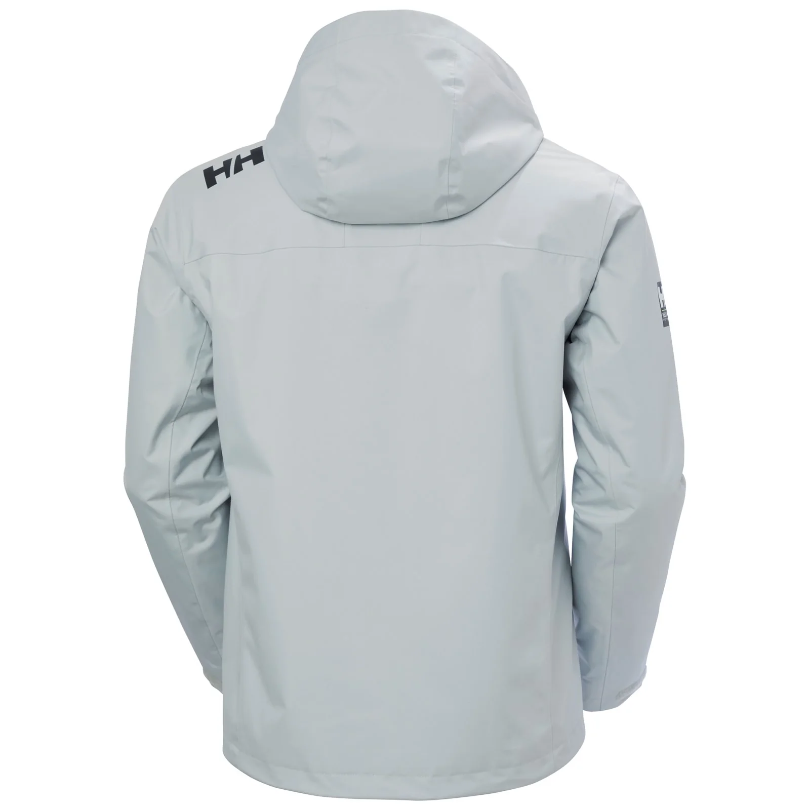 Helly Hansen Sport Mens Crew Hooded Midlayer Sailing Jacket 2.0 Grey Fog - Image 3