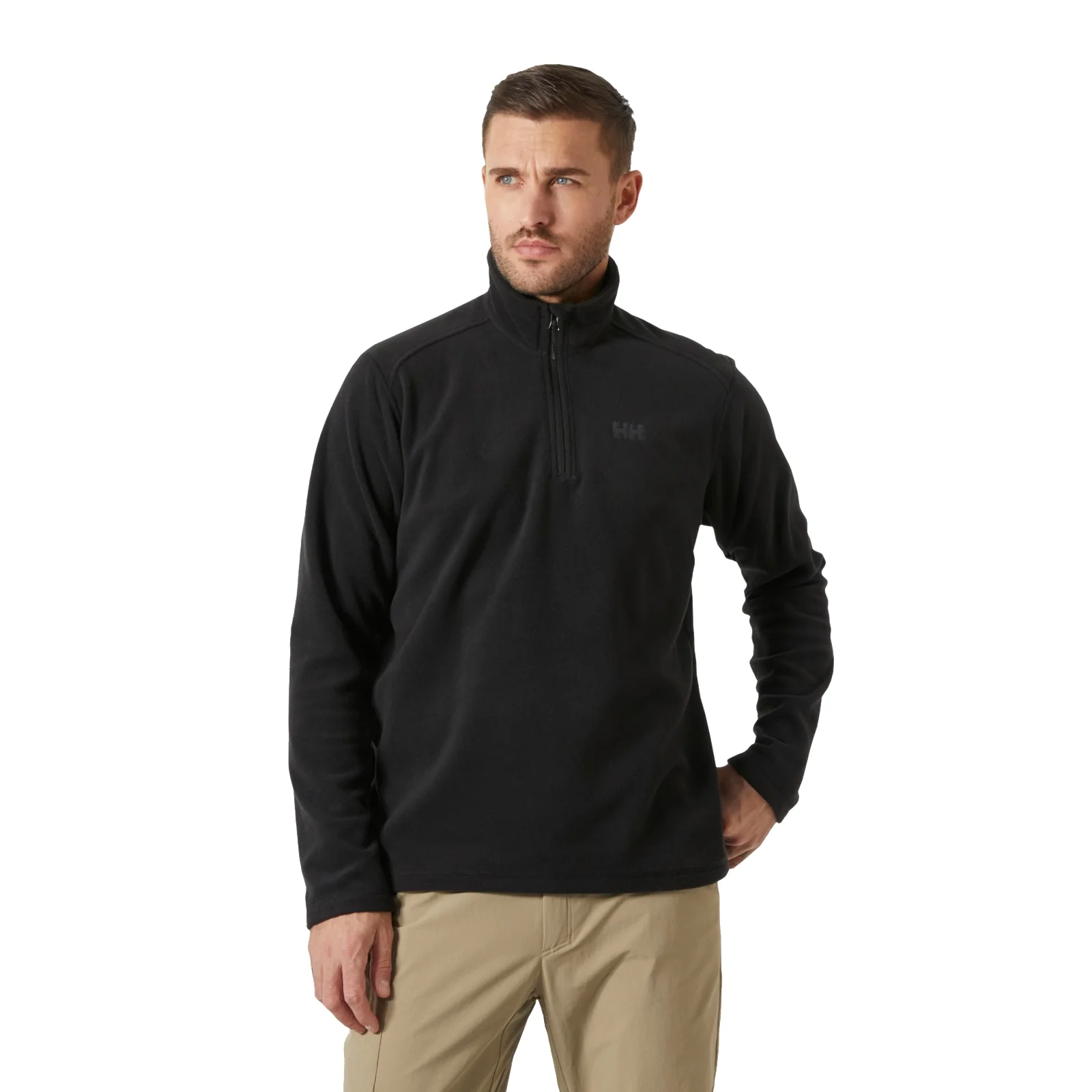 Helly Hansen Sport Mens Daybreaker 1/2 Zip Fleece Black