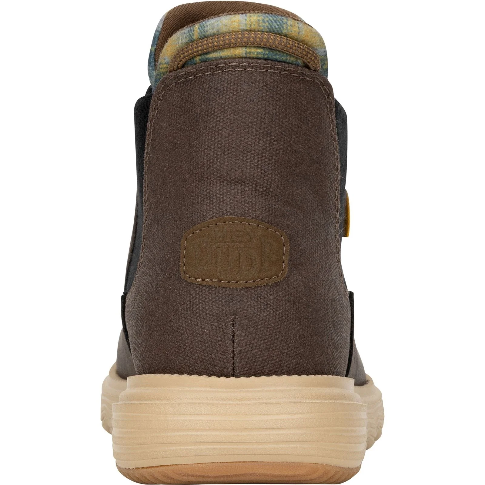 HEYDUDE Mens Branson Classic Boots Desert Brown - Image 3