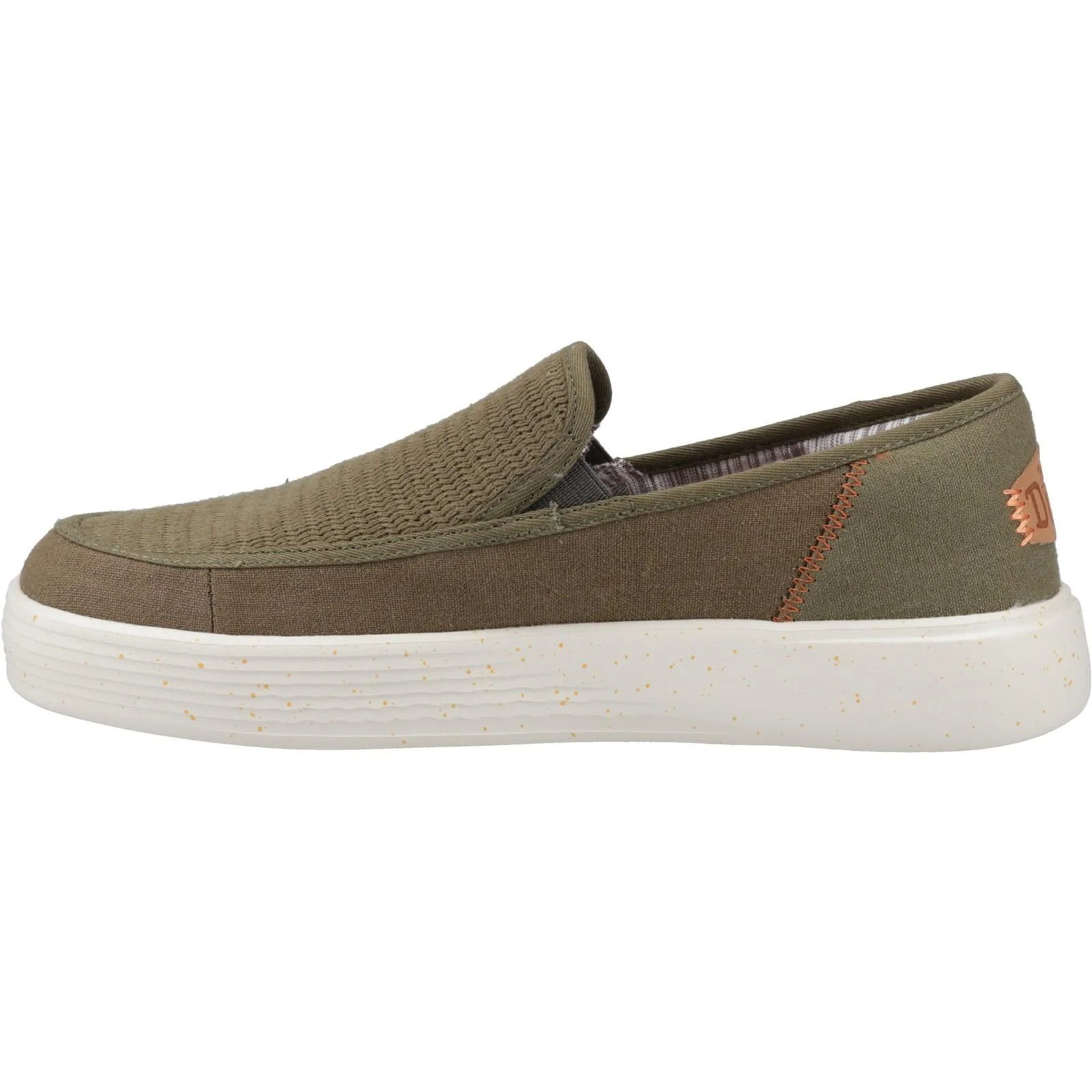 HEYDUDE Mens Sunapee Coastline Shoe Olive - Image 2