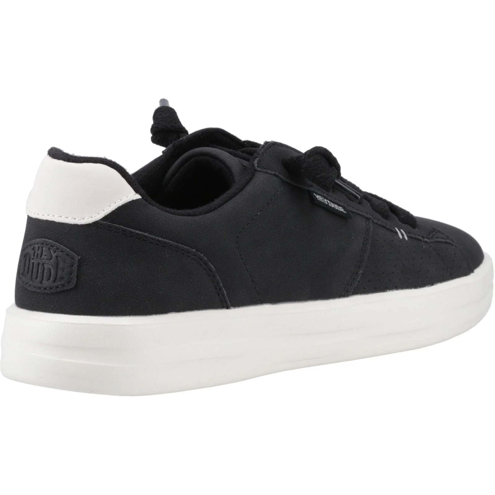 HEYDUDE Womens Karina Duo Classic Trainer Black - Image 2