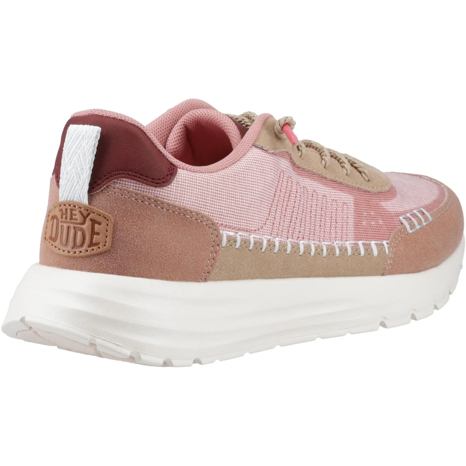 HEYDUDE Womens Sirocco Alta Boho Trainer Rose Pink - Image 4