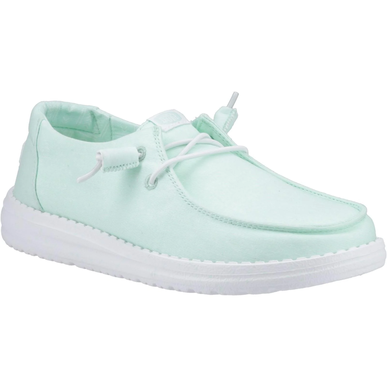 HEYDUDE Womens Wendy Canvas Shoe Bay Blue - Image 5