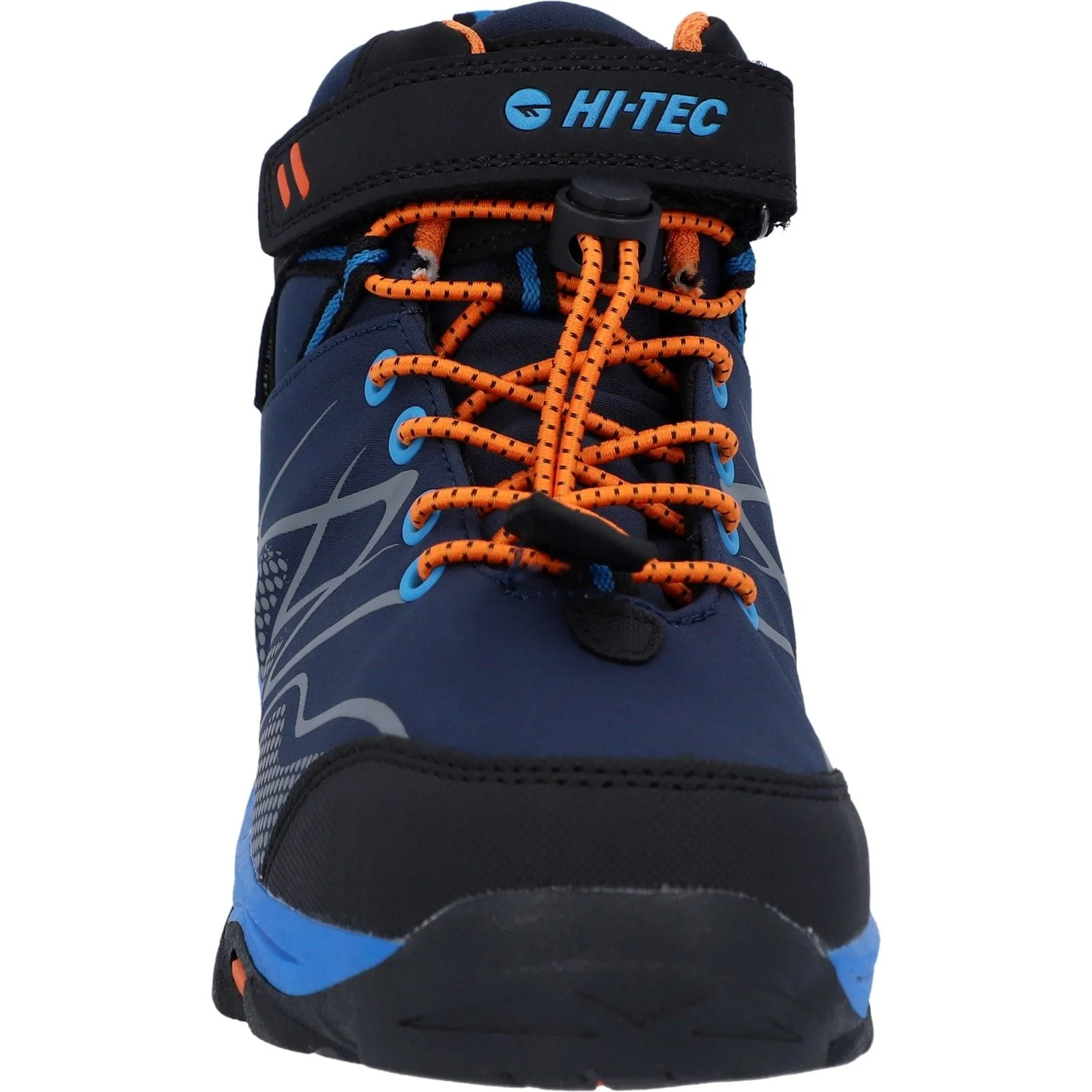 Hi-Tec Boys Blackout Mid Boots Navy/Orange/Lake Blue - Image 5