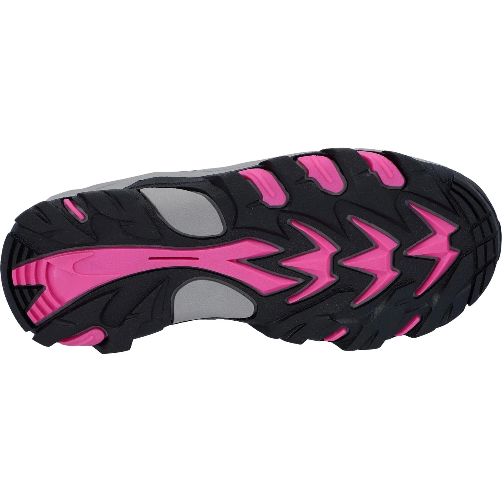 Hi-Tec Junior Girls Blackout Low Boots Dark Forest/India Ink/Pink - Image 3
